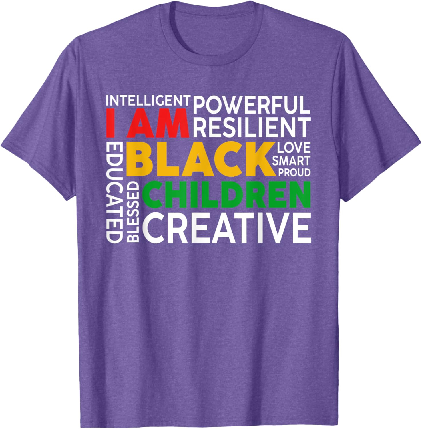 I Am Black Kids T-Shirt for Boys and Girls - Celebrate Black History Month - 21