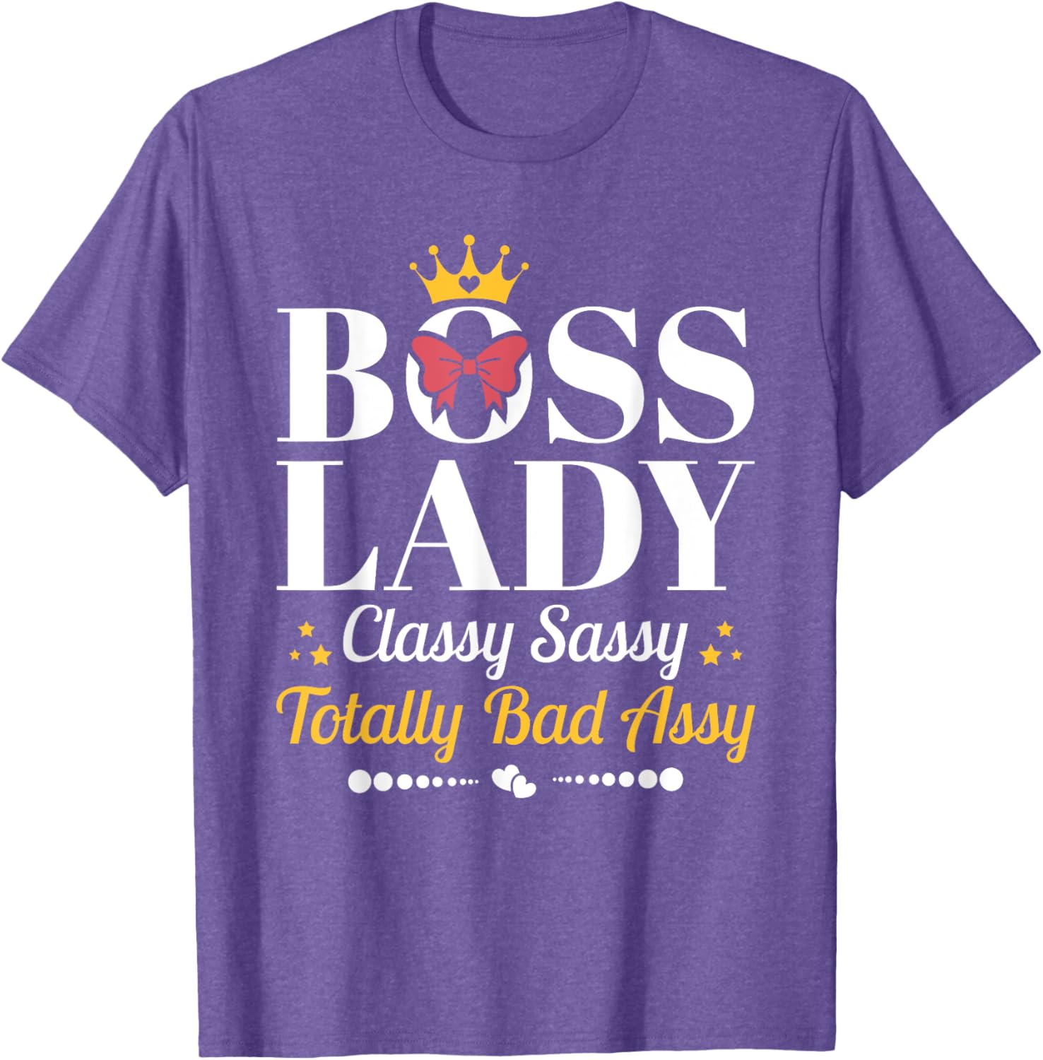 Boss Lady Classy Sassy T-Shirt for Female Boss Appreciation Gifts - 8