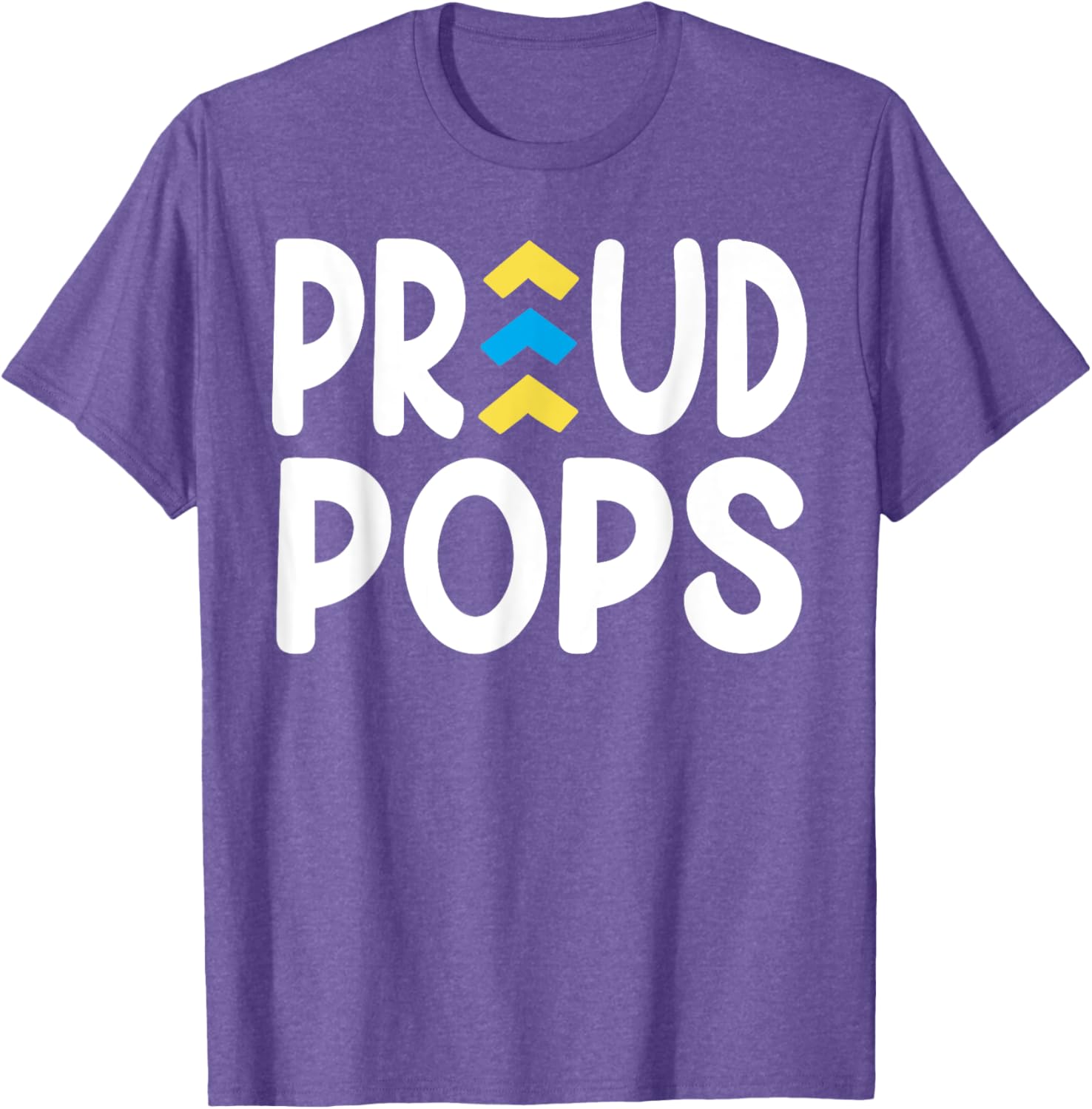 Proud Pops World Down Syndrome Day Awareness Socks and Dad T-Shirt - 7