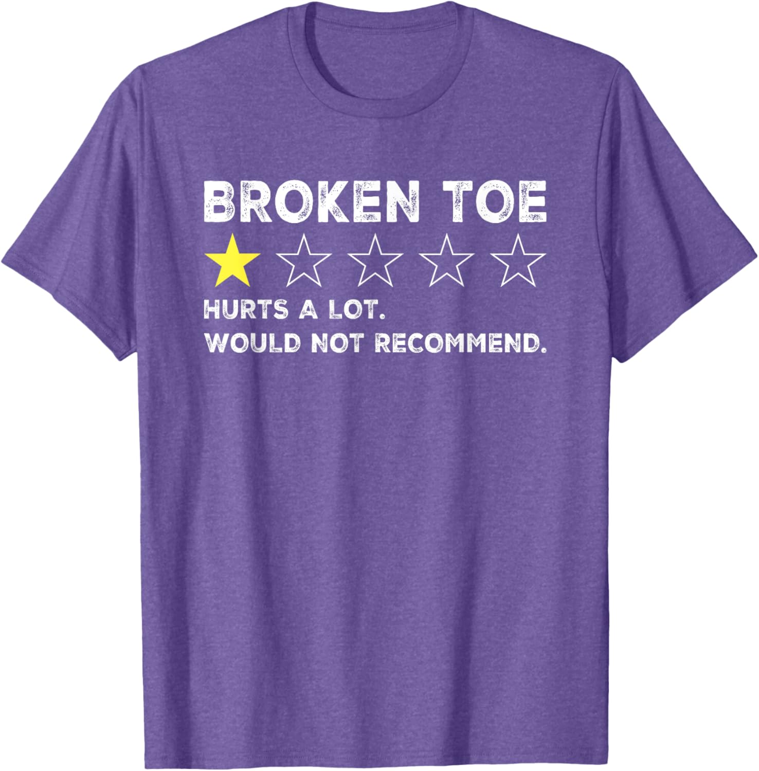 Funny Get Well Soon T-Shirt for Broken Toe Injury Recovery Humor - 12