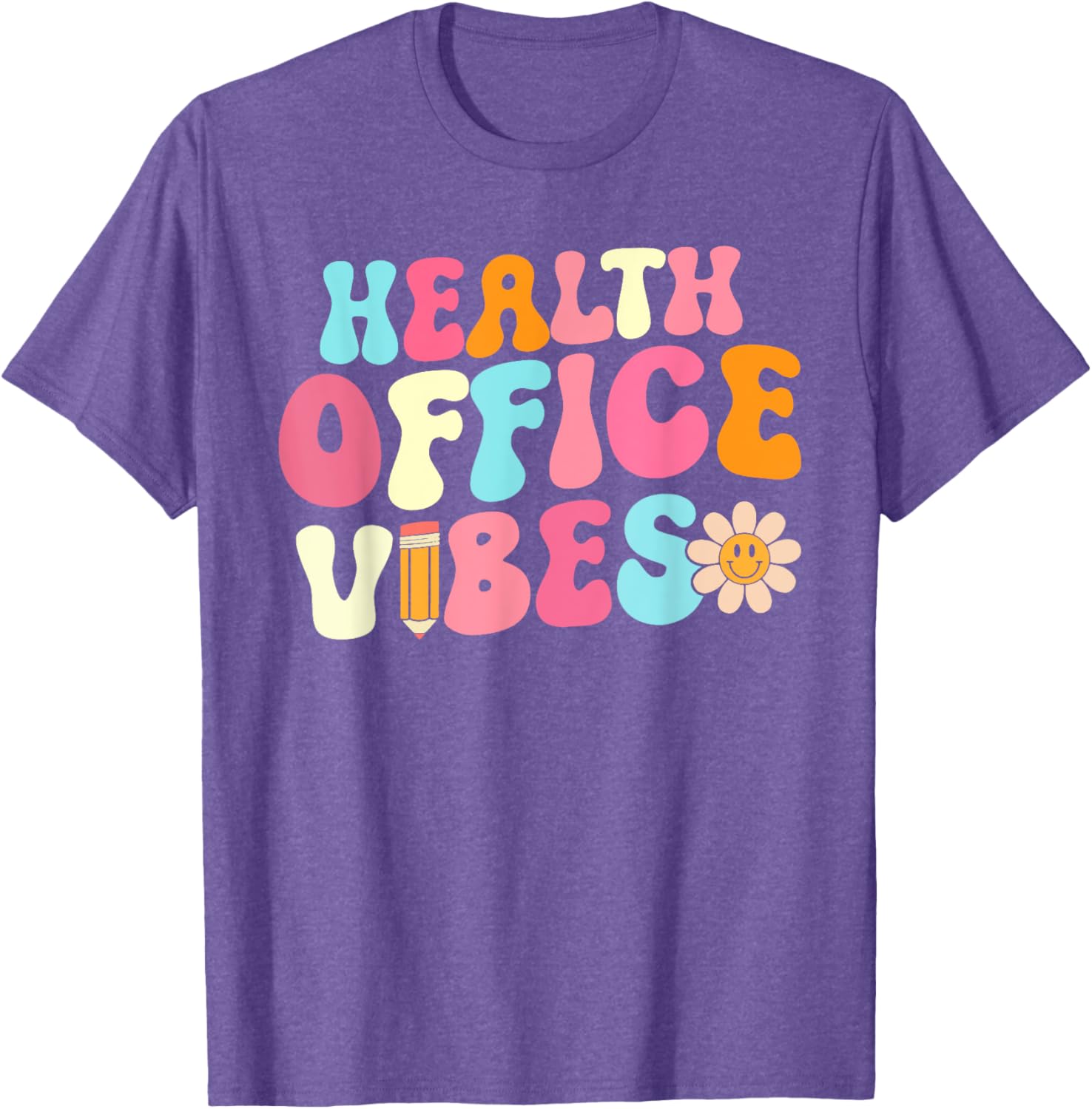 Retro Health Office Vibes T-Shirt for School Nurses and Girls - 14