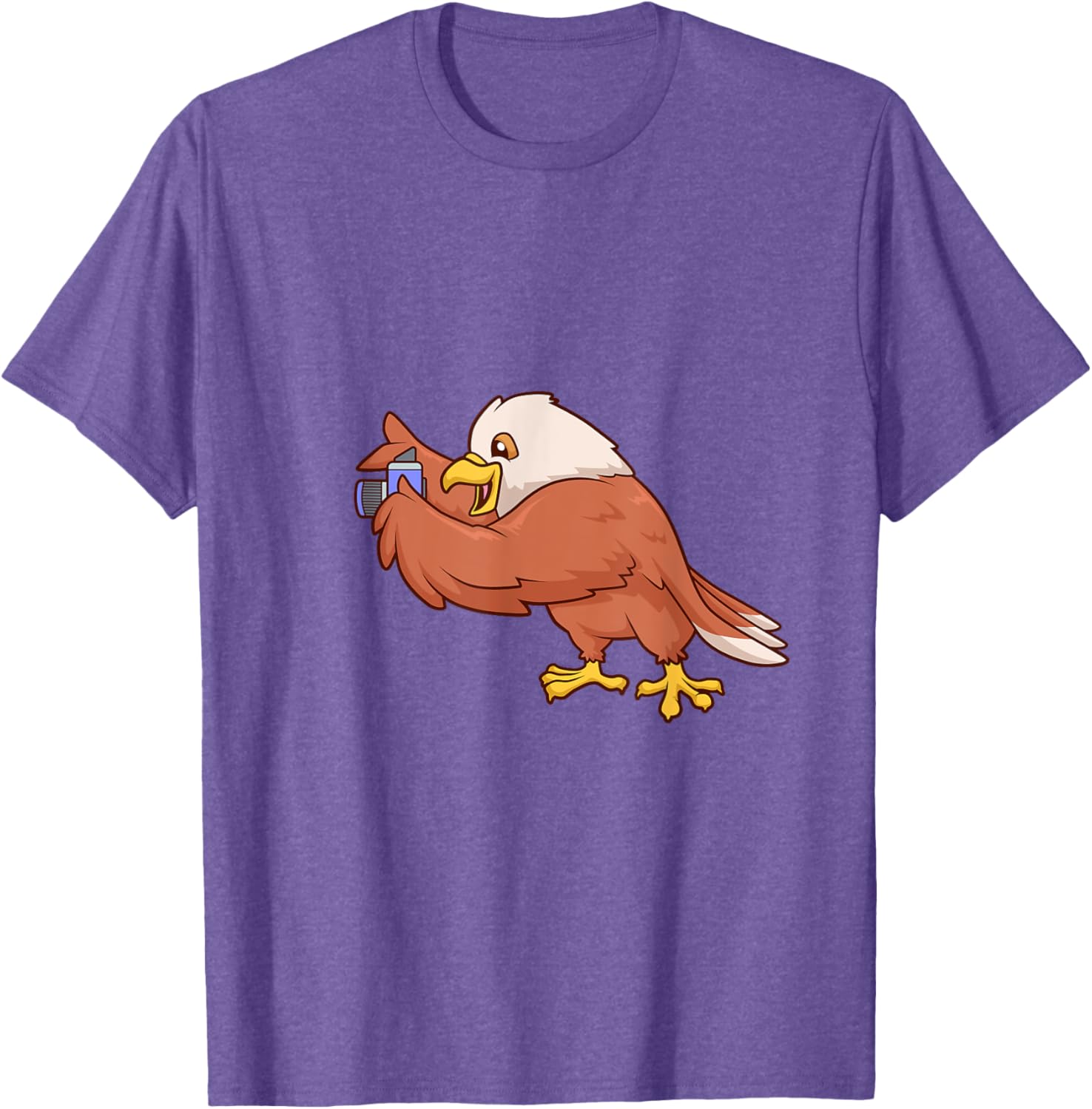 Eagle with Camera T-Shirt Perfect for Bird Lovers and Nature Enthusiasts - 18