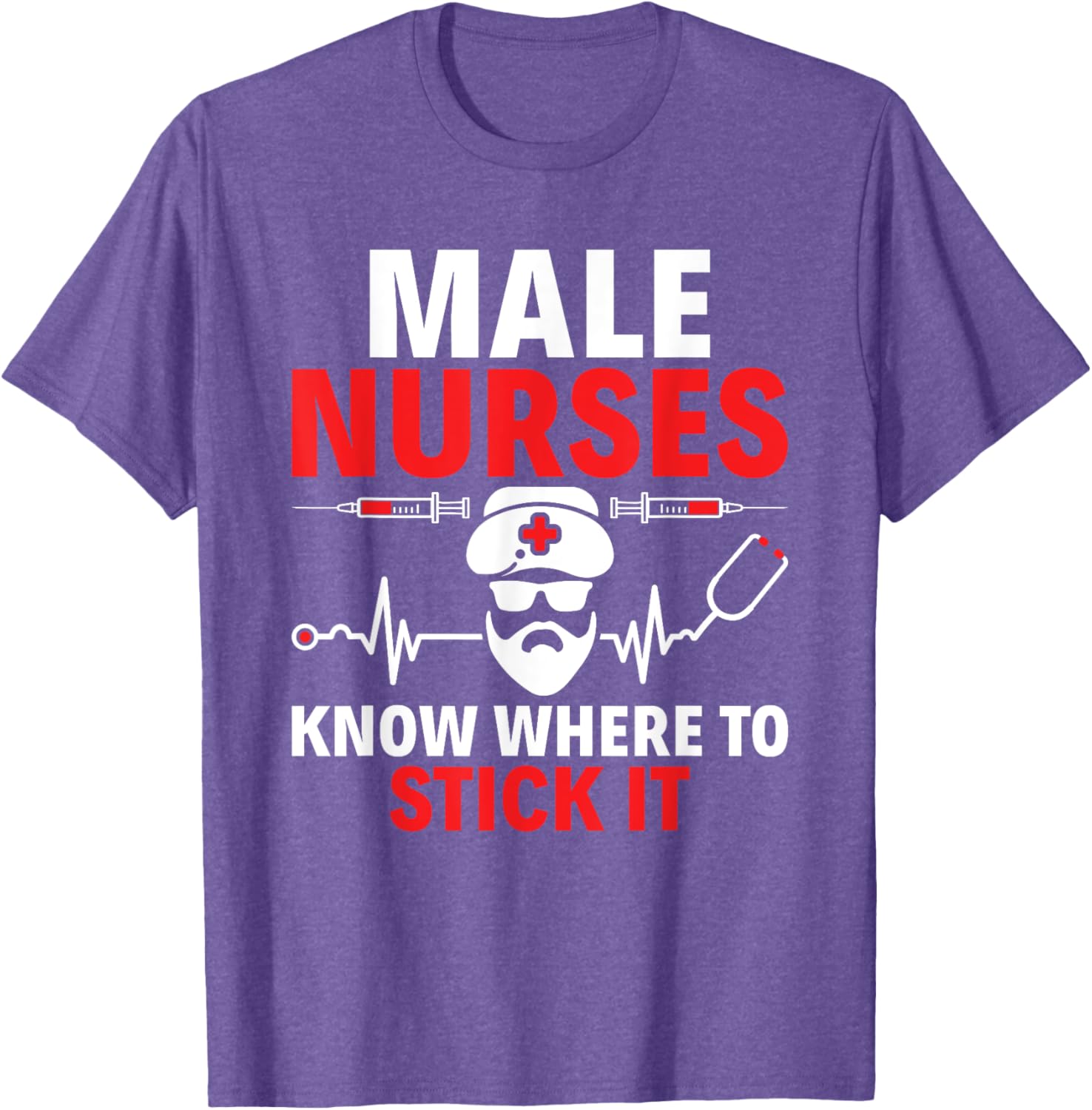 Funny Male Nurse Murse T-Shirt for RN Nurses - Great Gift Idea! - 1