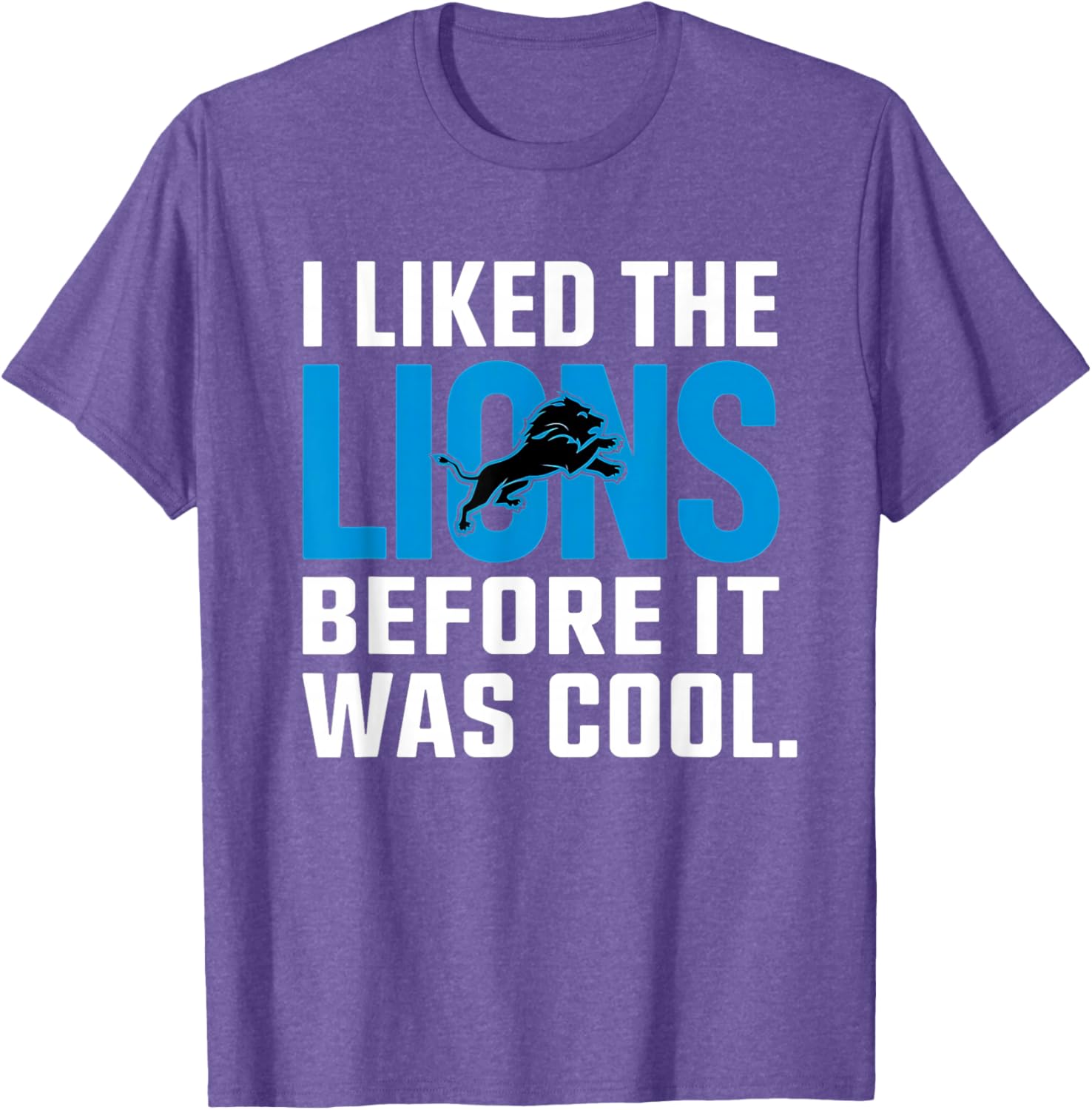 I Liked The Lions Before It Was Cool T-Shirt for Fans and Trendsetters - 17