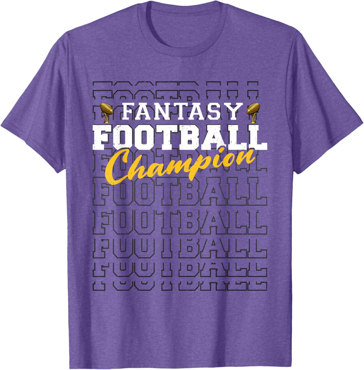Funny Fantasy Football Champion 2025 T-Shirt for Football Fans - 11