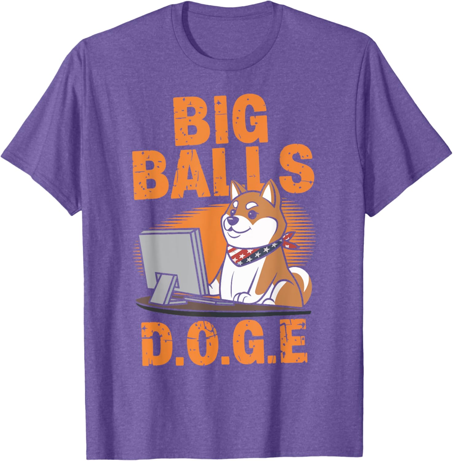 Funny Big Balls D.O.G.E DOGE T-Shirt for Dog Lovers and Pet Owners - 17