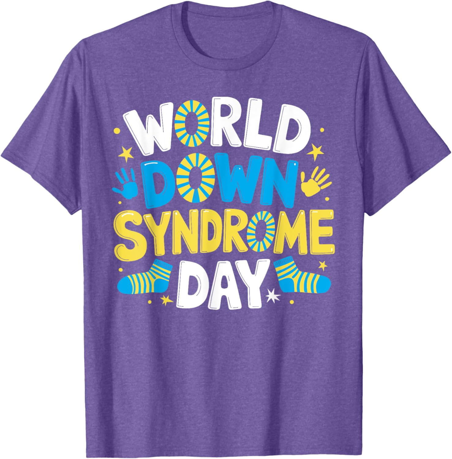 Down Syndrome Awareness Day Kids T-Shirt and Socks Set Supporting Inclusivity - 1