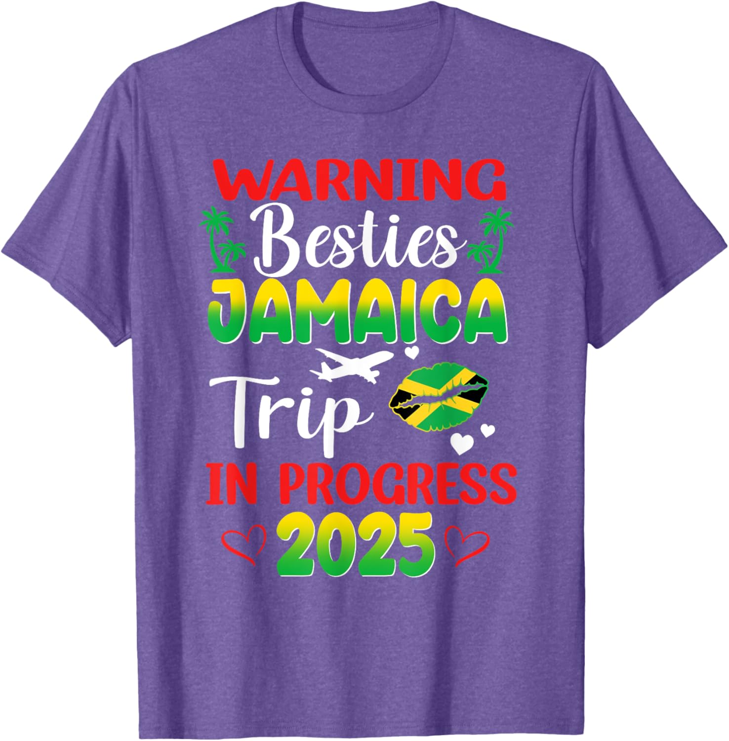 Jamaica Besties Trip In Progress 2025 Vacay T-Shirt for Fun Adventures - 5