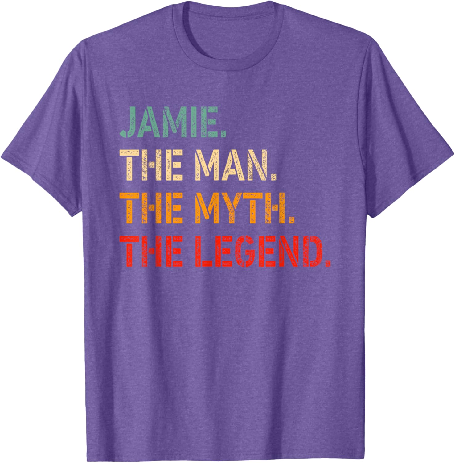 Funny Jamie The Man The Myth The Legend T-Shirt for Men and Women - 19