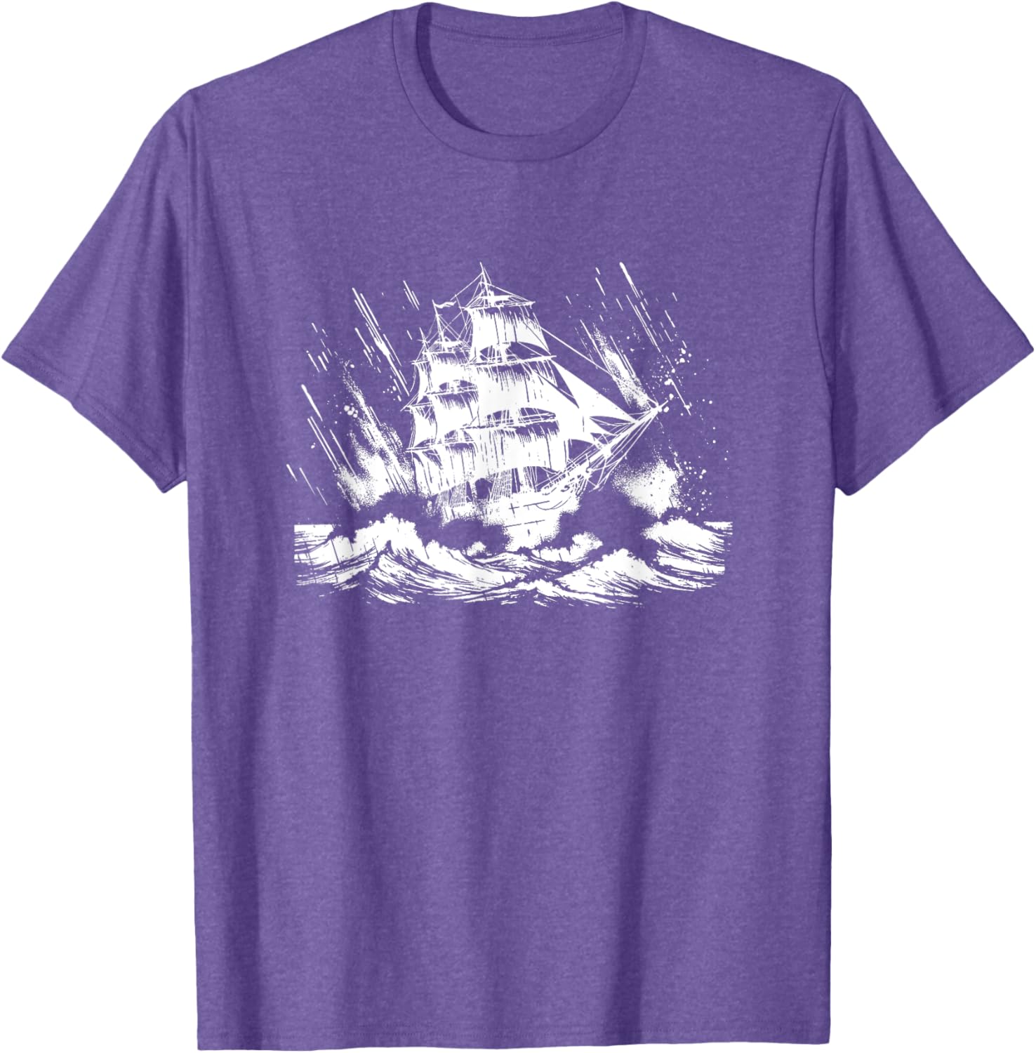 Snirt Three Master Sailing Ship T-Shirt Hoodie for Nautical Lovers - 20