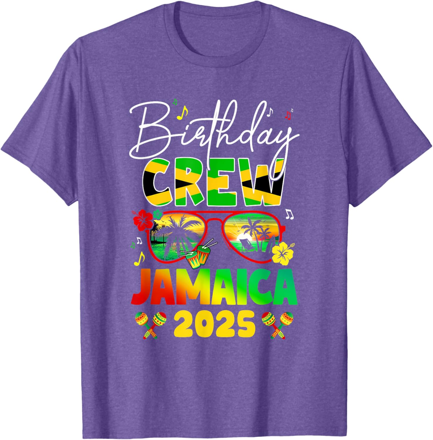 Birthday Crew Jamaica 2025 Birthday Girl Matching T-Shirt for Fun Parties - 23
