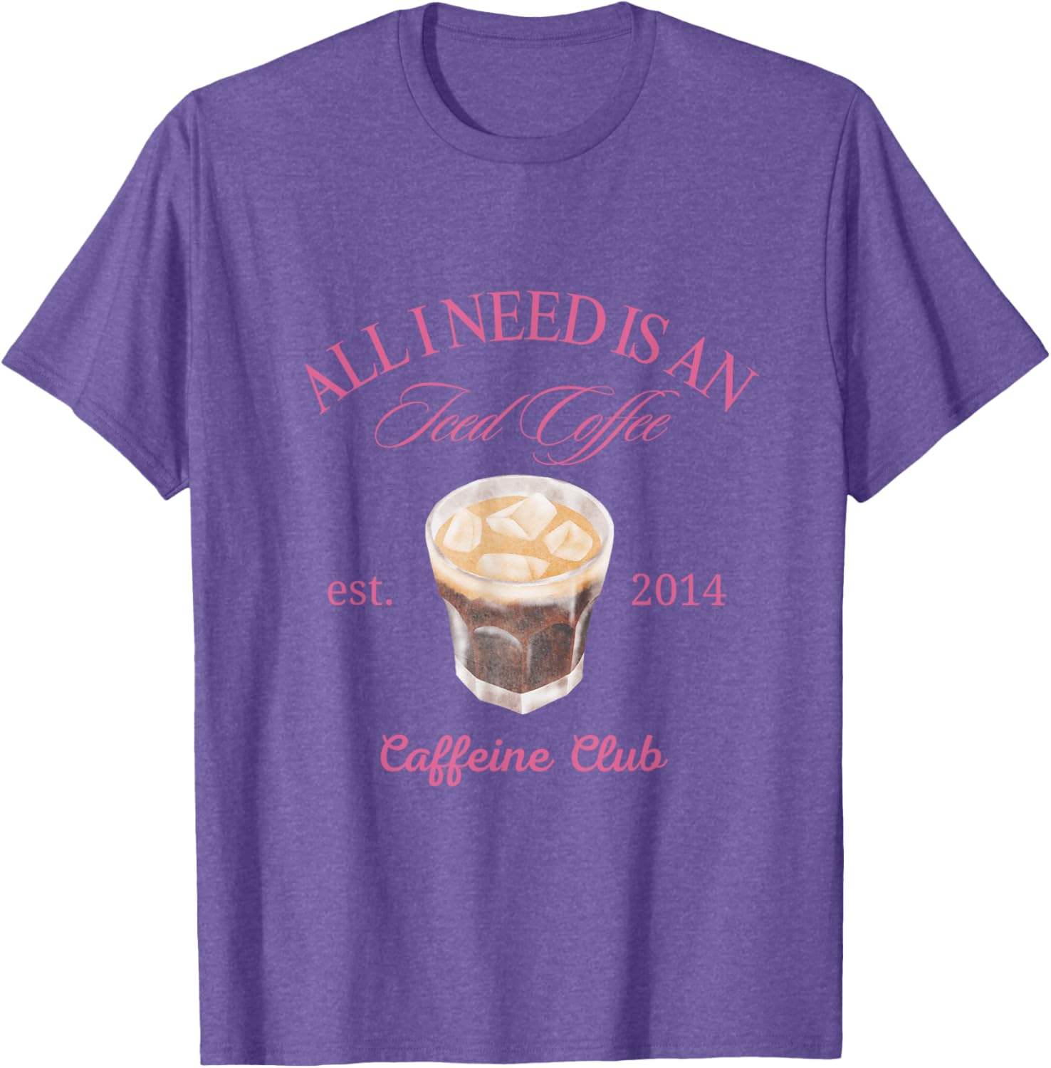 Iced Coffee Lover T-Shirt Perfect for Casual Style and Gift Ideas - 1