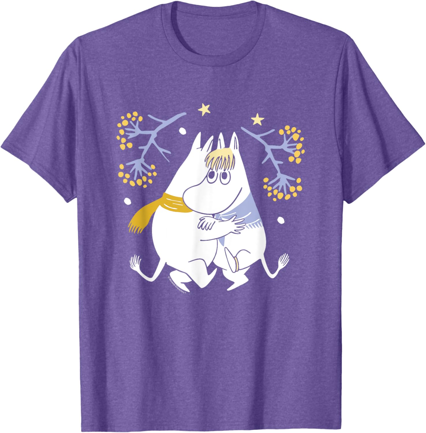 Moomin Moomintroll and Snorkmaiden Winter Dance T-Shirt for Kids - 2