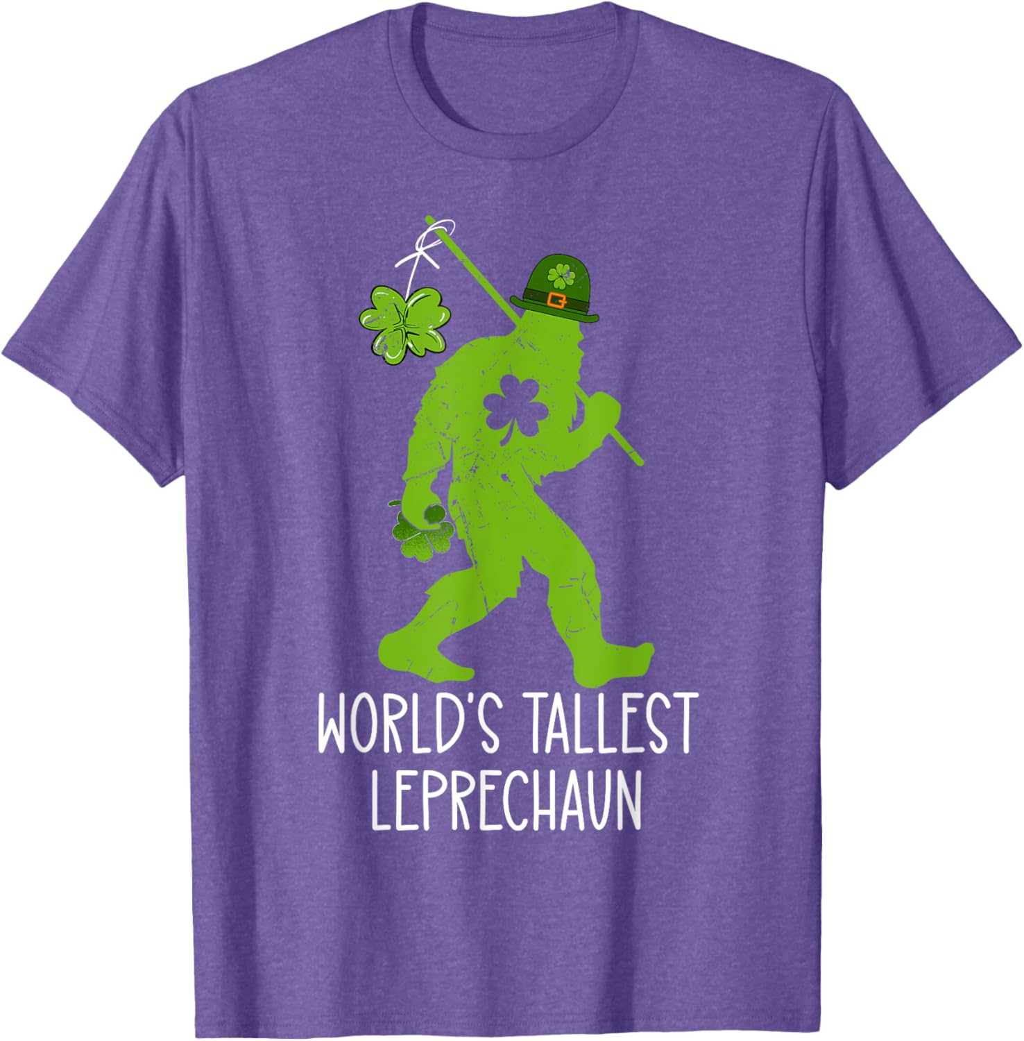 World's Tallest Leprechaun Bigfoot Sasquatch St Patrick's Day T-Shirt - 10
