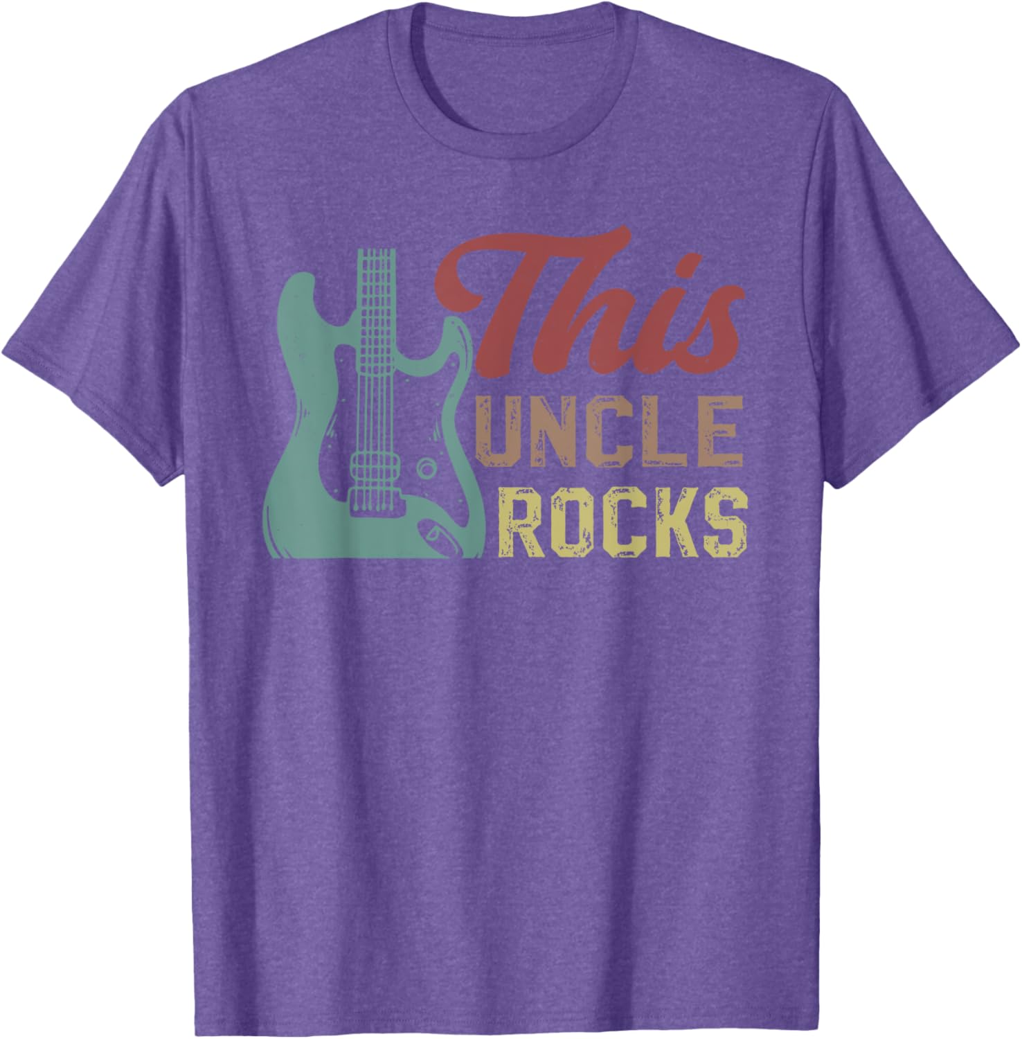 Guitar Uncle T-Shirt for Guitarists - Perfect Gift for Musical Uncles - 8