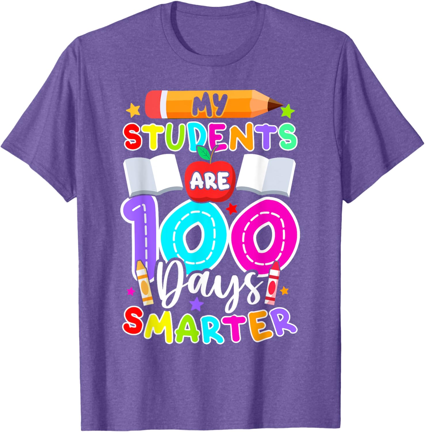 My Students Are 100 Days Smarter T-Shirt for 100th Day of School - 21