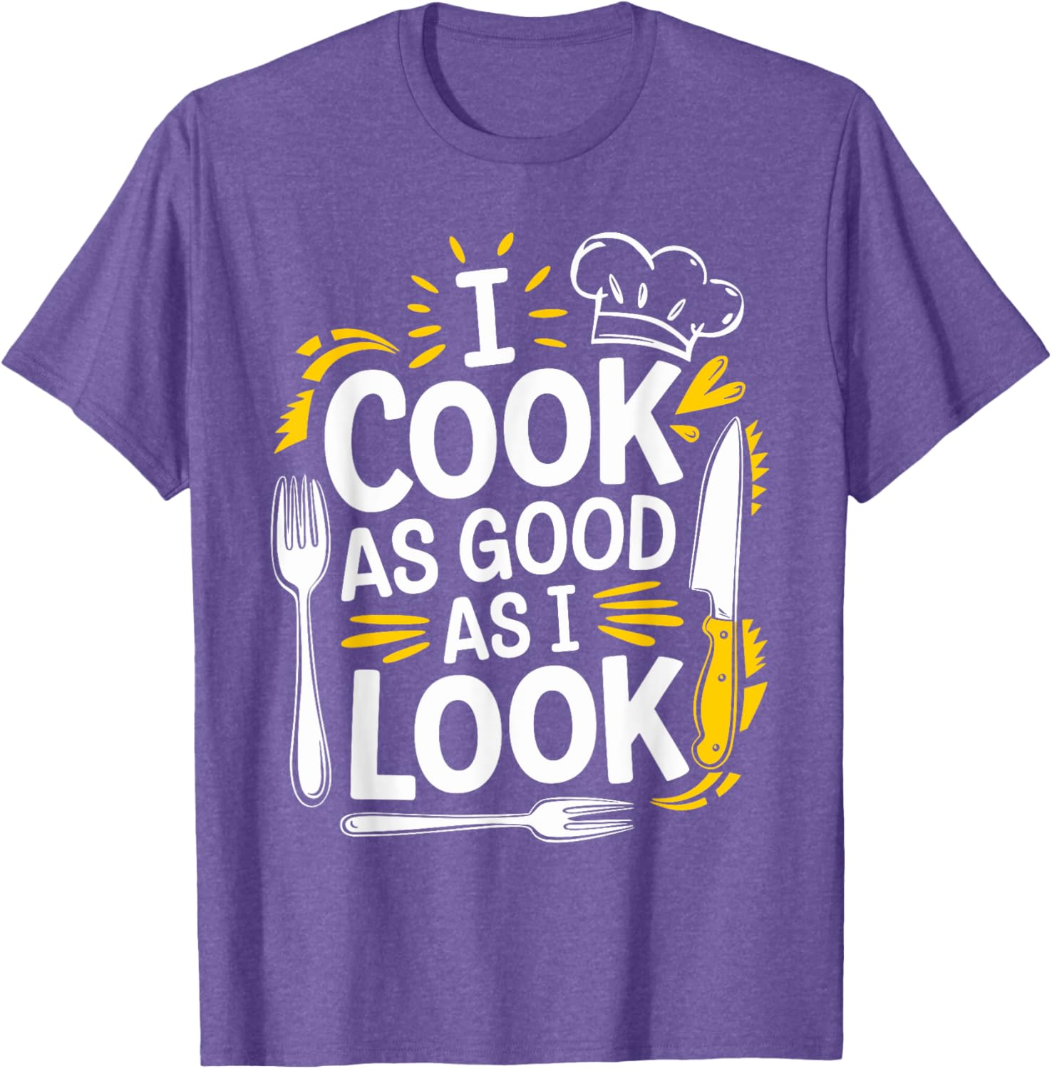 I Cook As Good As I Look Culinary Chef T-Shirt for Food Lovers - 1