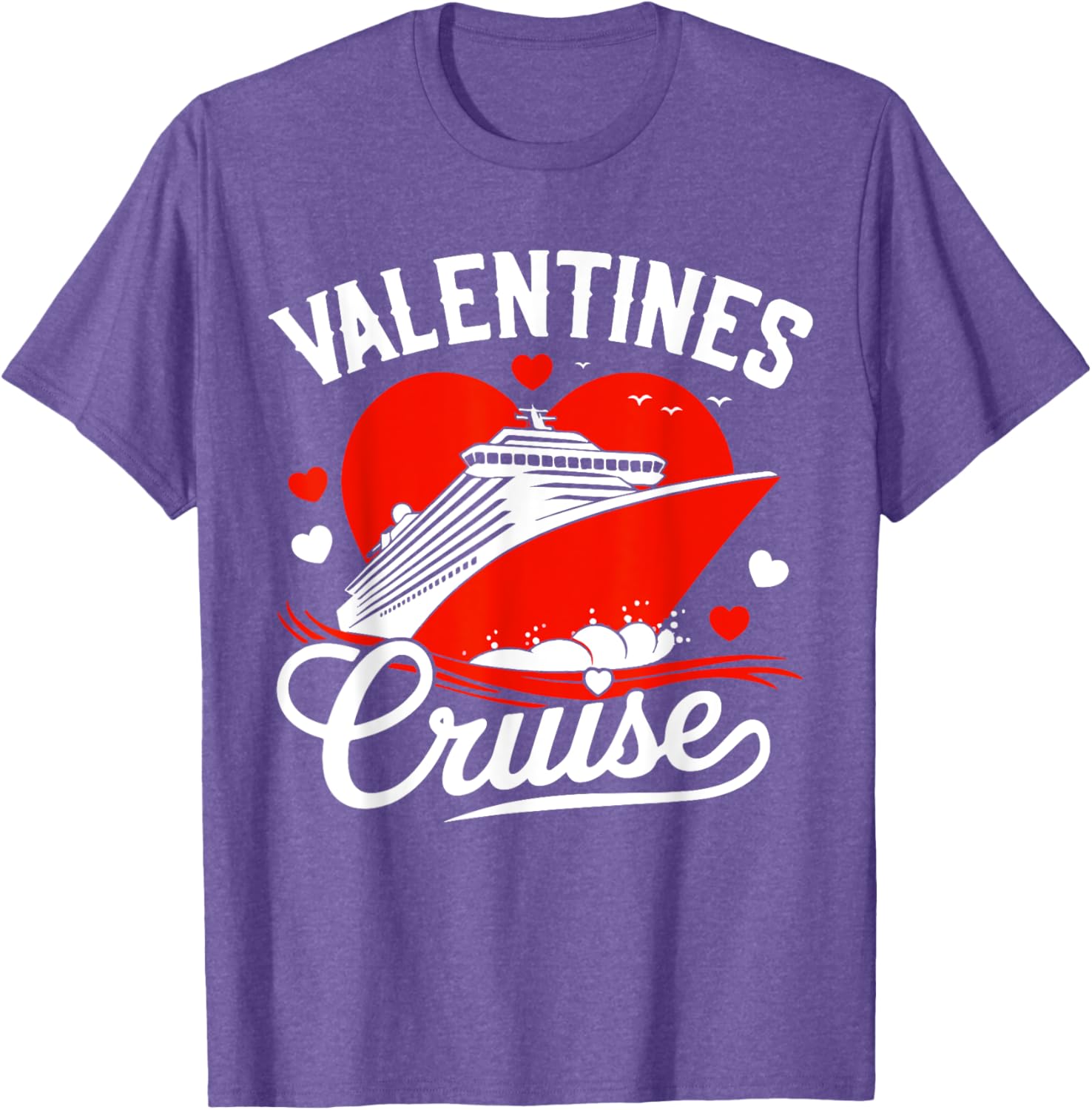 Valentine's Day Cruise Matching Couple T-Shirts for Sweet Vacation Fun - 29