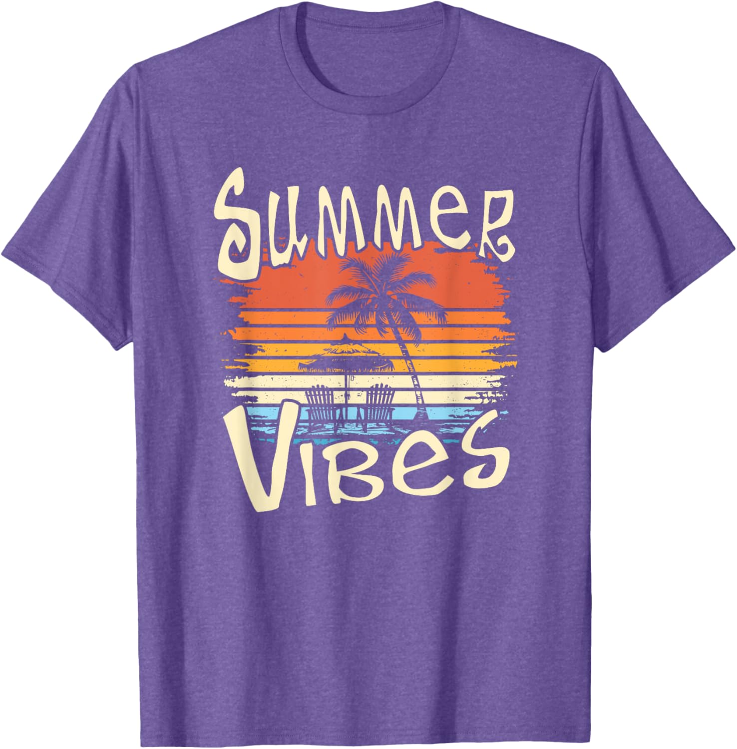Summer Vibes Retro Palm Tree T-Shirt for Fun and Stylish Days - 15