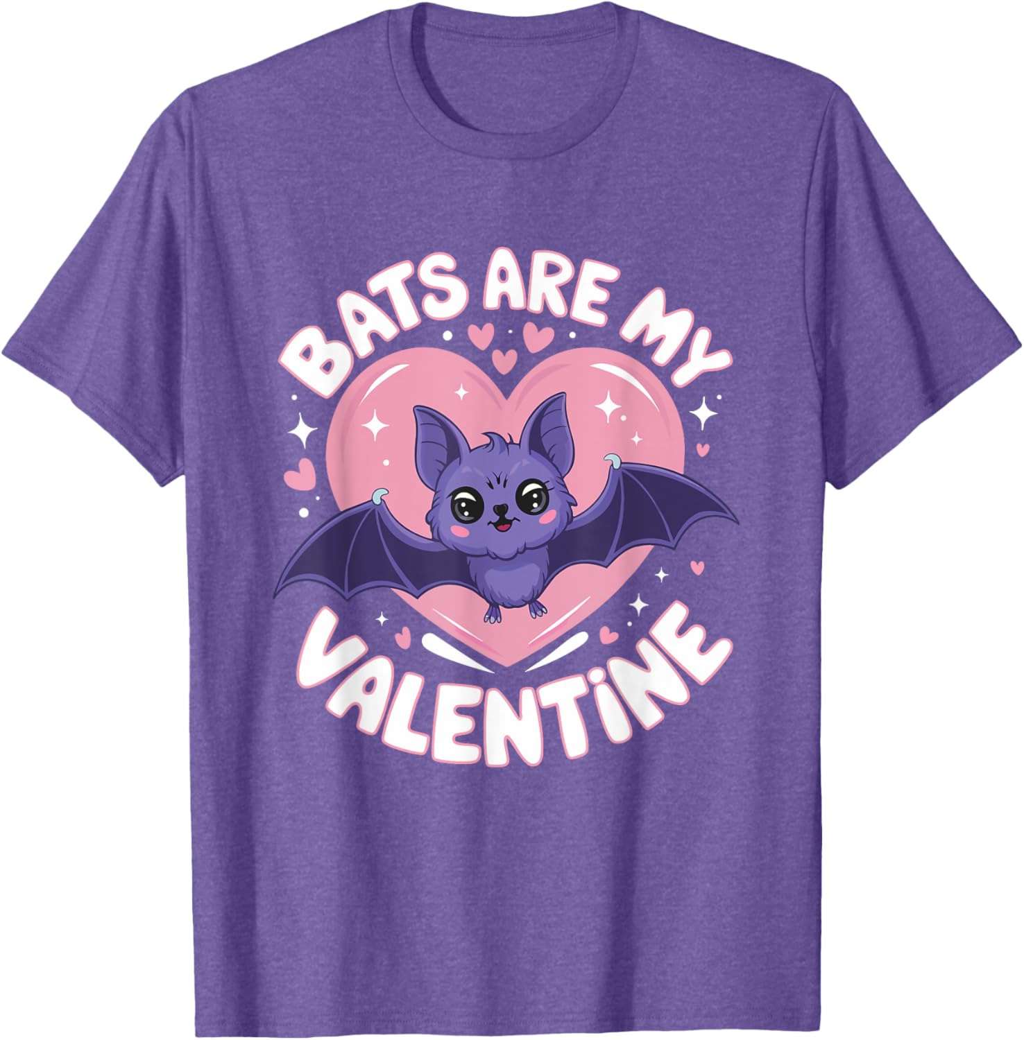 Pastel Goth Bat T-Shirt for Girls - Valentine's Day Cute Spooky Fashion - 11