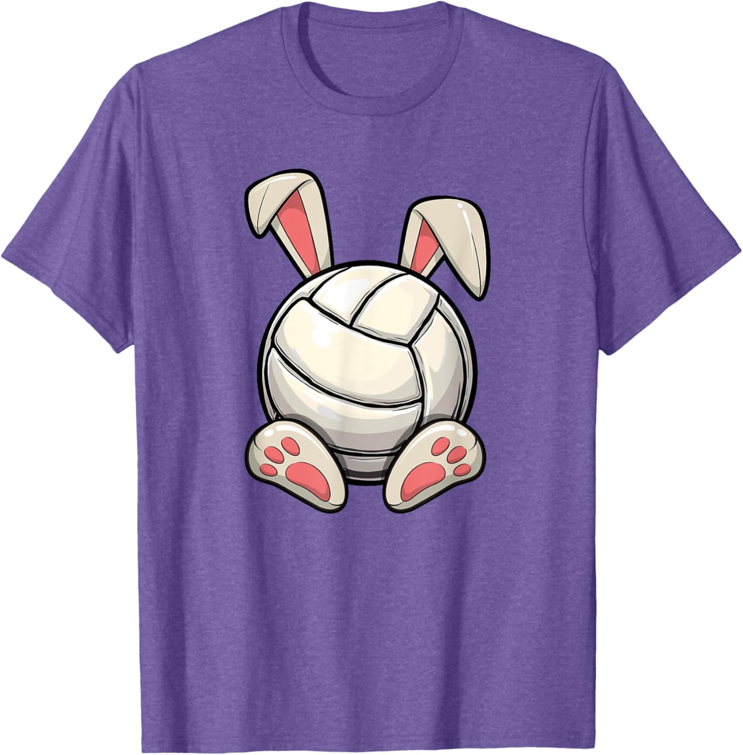 Easter Volleyball Bunny Ears T-Shirt for Kids' Egg Hunt Fun - 5