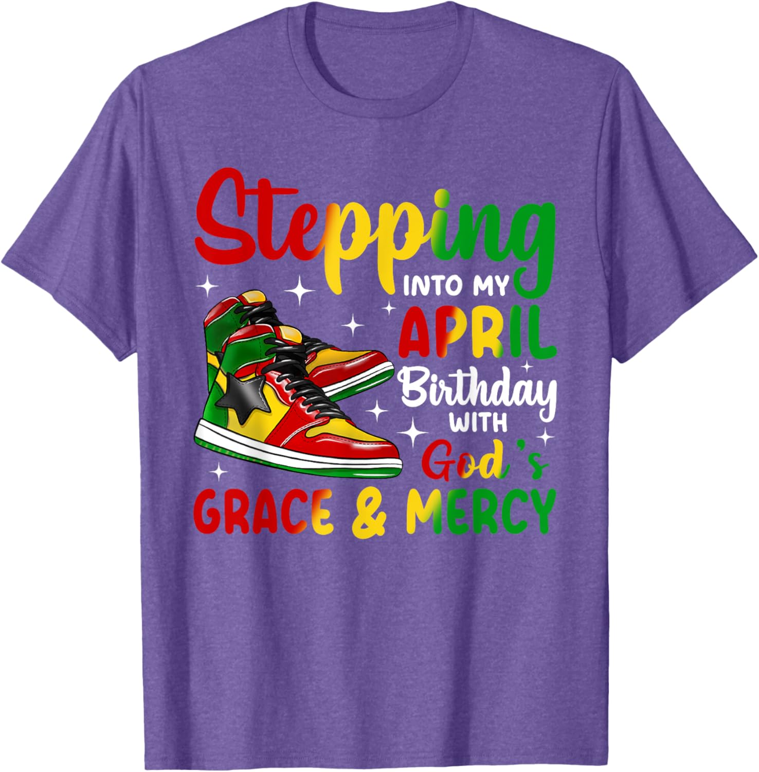 April Birthday T-Shirt for African American Women and Men - Stylish Gift - 8