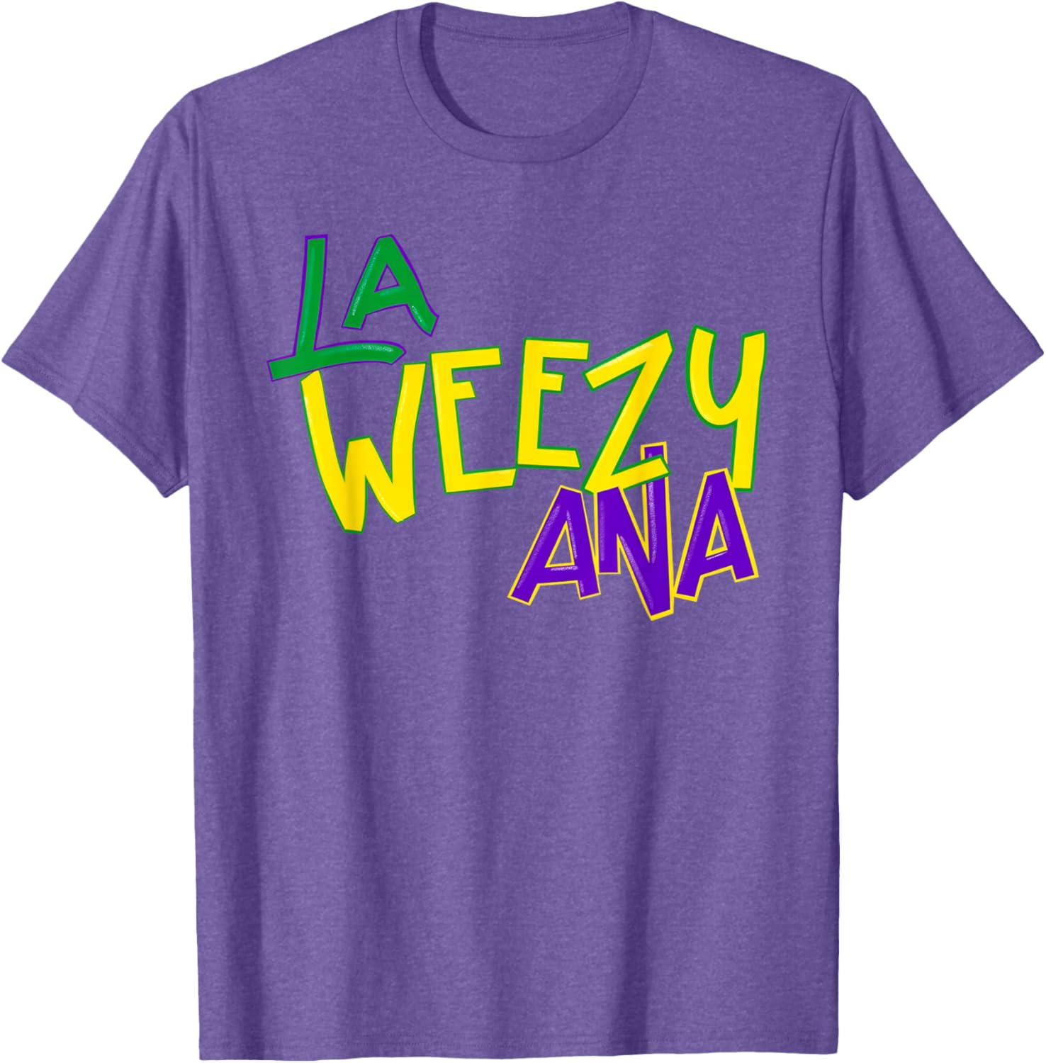 La Weezy Ana Mardi Gras T-Shirt for Fat Tuesday Fun in Louisiana - 9