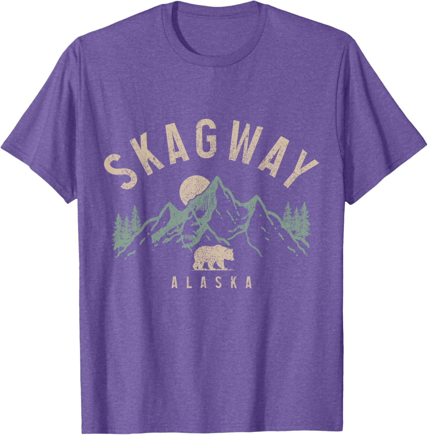 Skagway Alaska Vintage Grizzly Bear T-Shirt for Nature Lovers - 18