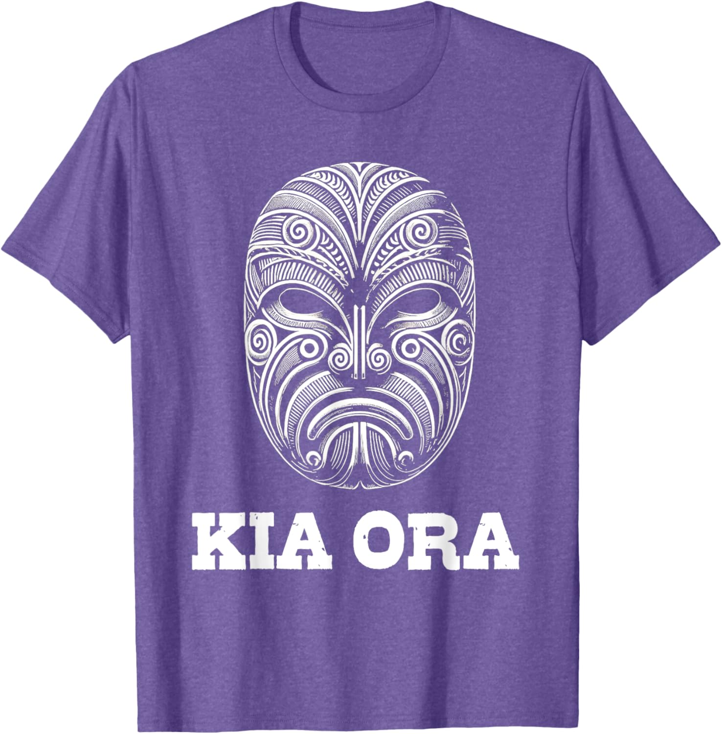 Kia Ora Maori Mask Kiwi Land Aotearoa NZ T-Shirt for Proud Kiwis - 1