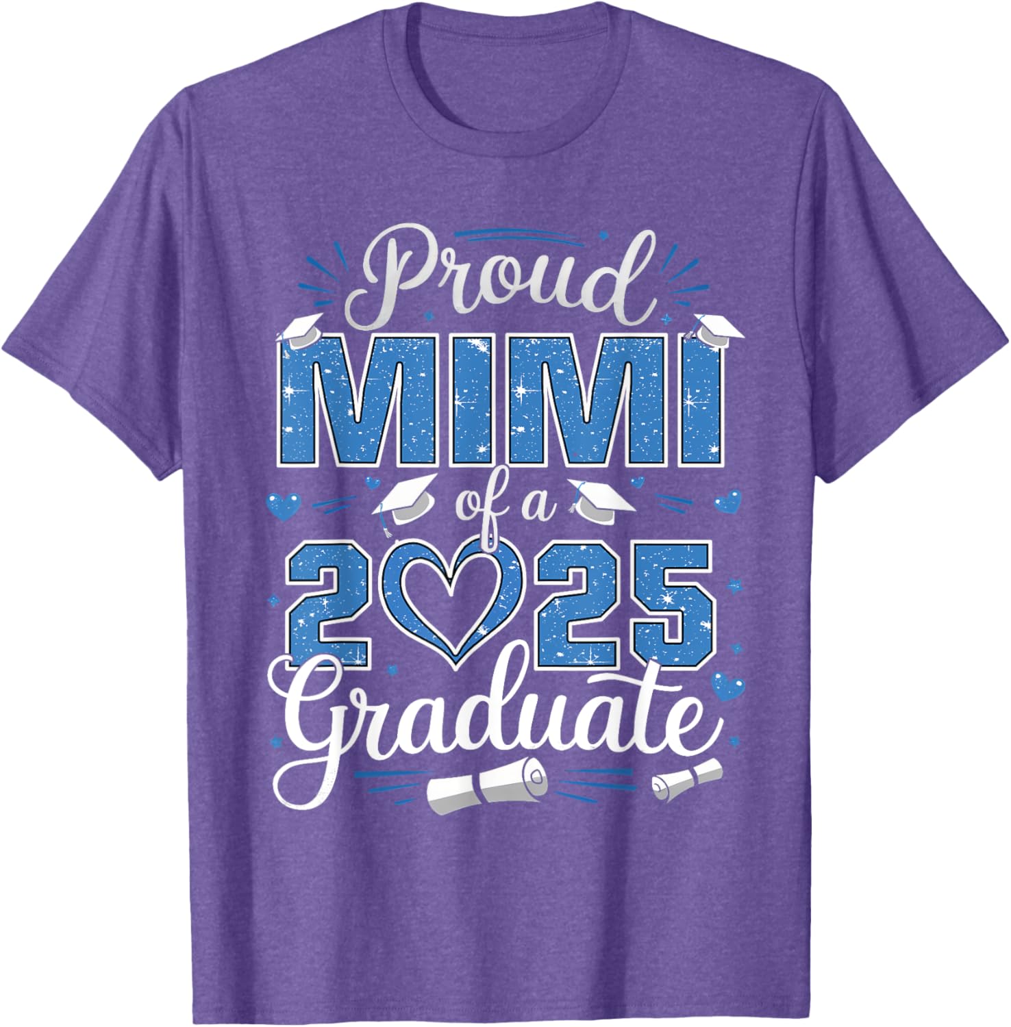 Proud Mimi of a Class of 2025 Graduate T-Shirt for Senior Celebrations - 15