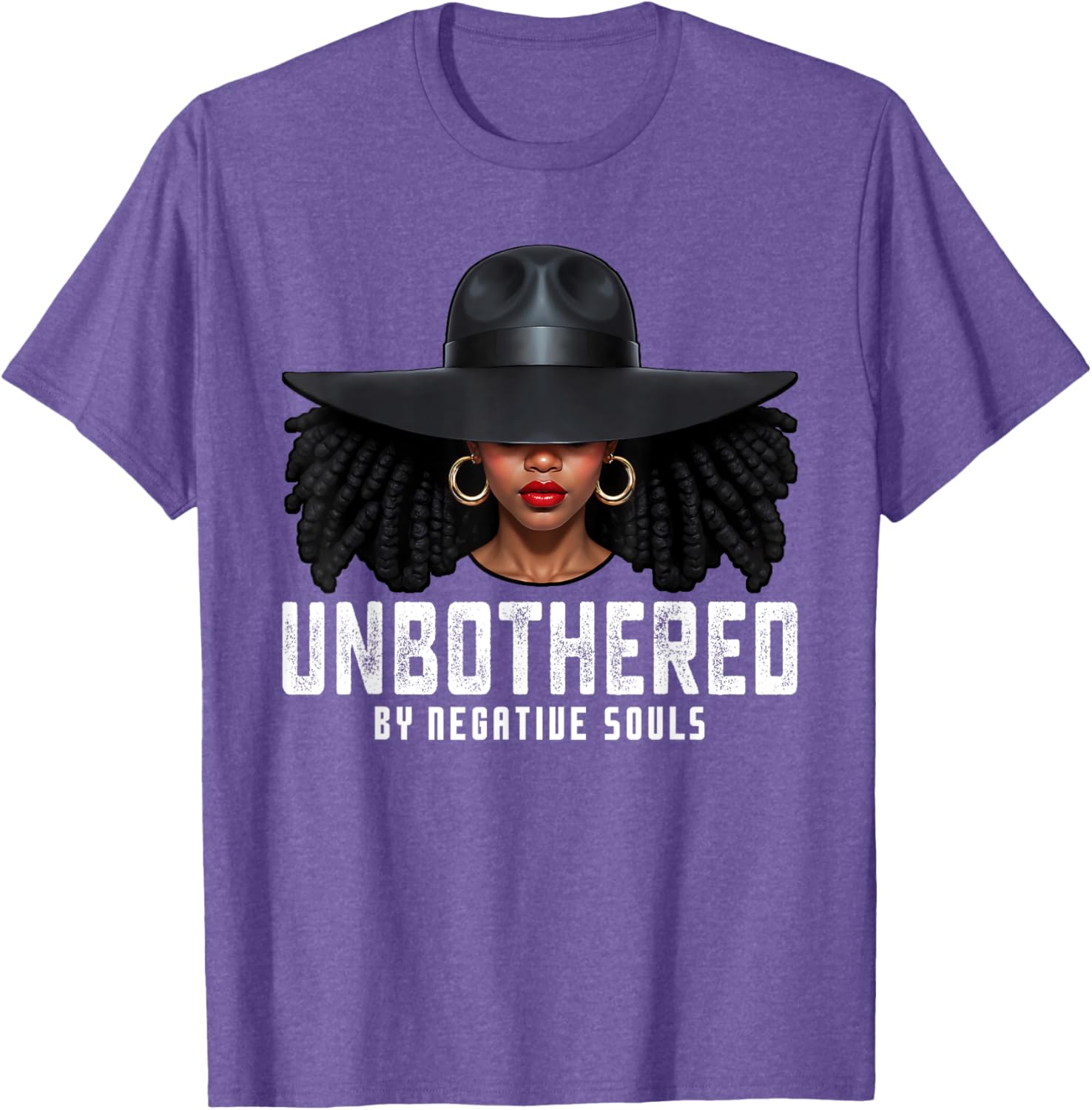 Unbothered Sassy Black Queen T-Shirt for African American Women and Girls - 13