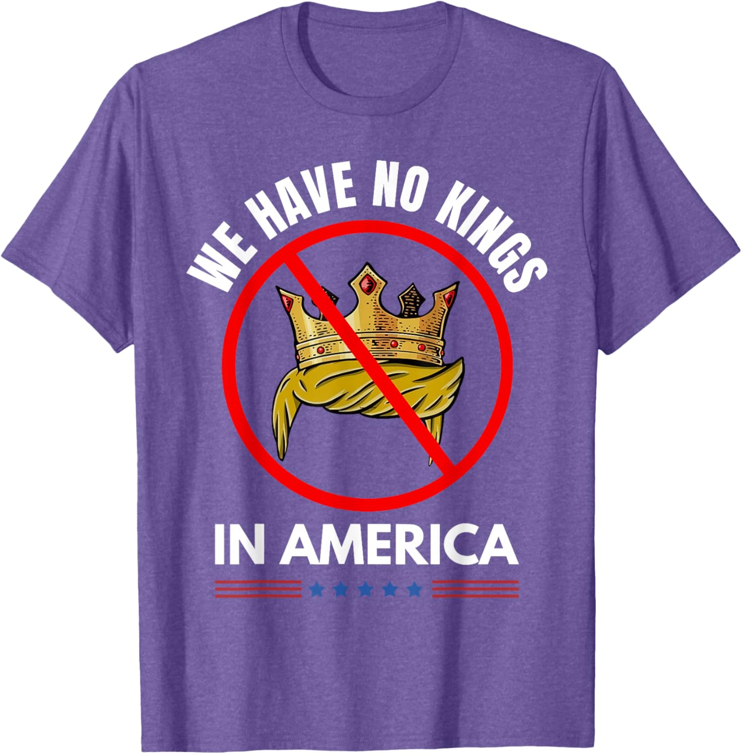 No Kings In America T-Shirt for Trendy Casual Fashion Lovers - 13
