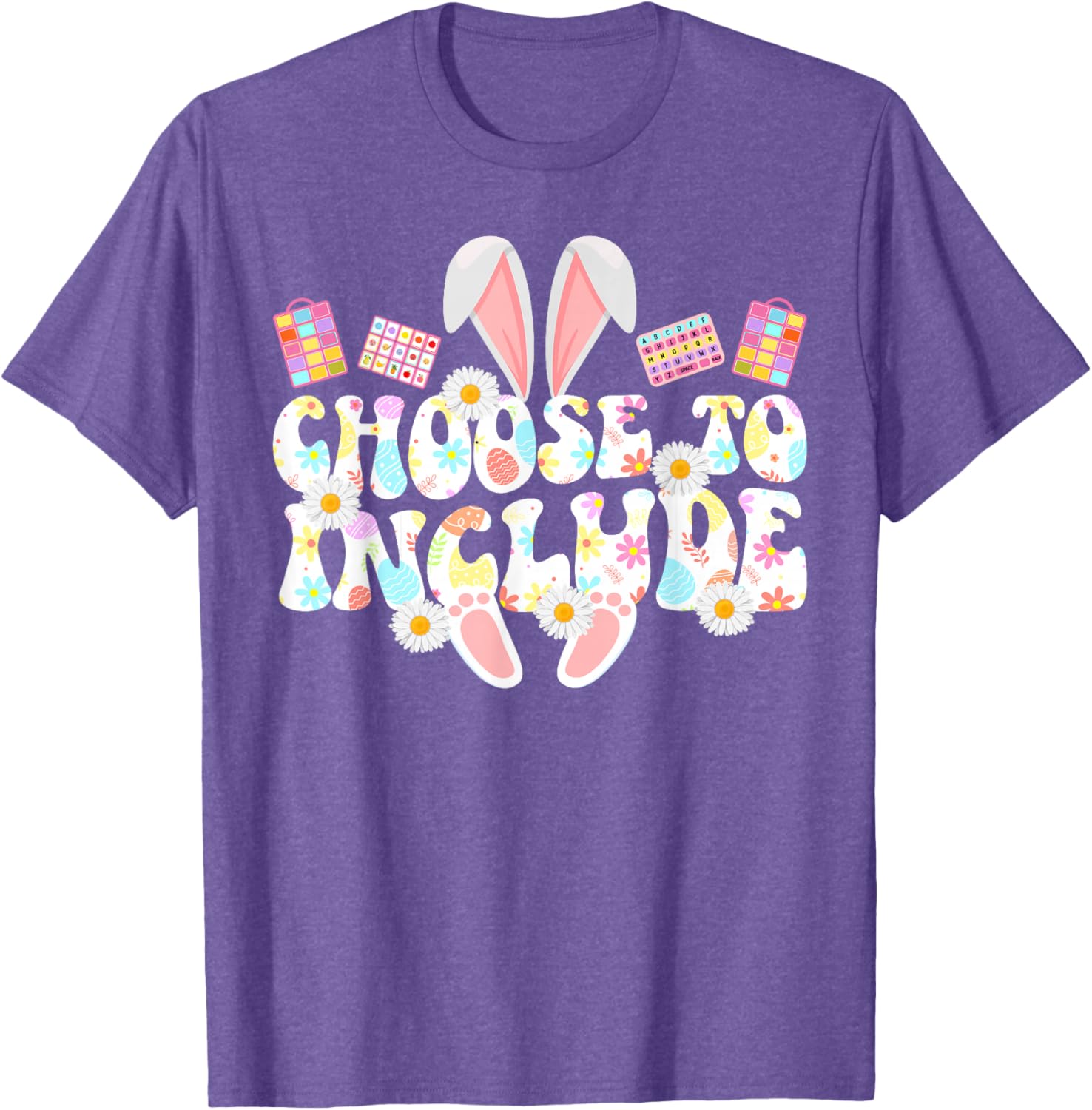 Groovy Easter Bunny Special Education Teacher T-Shirt for SPED Lovers - 16