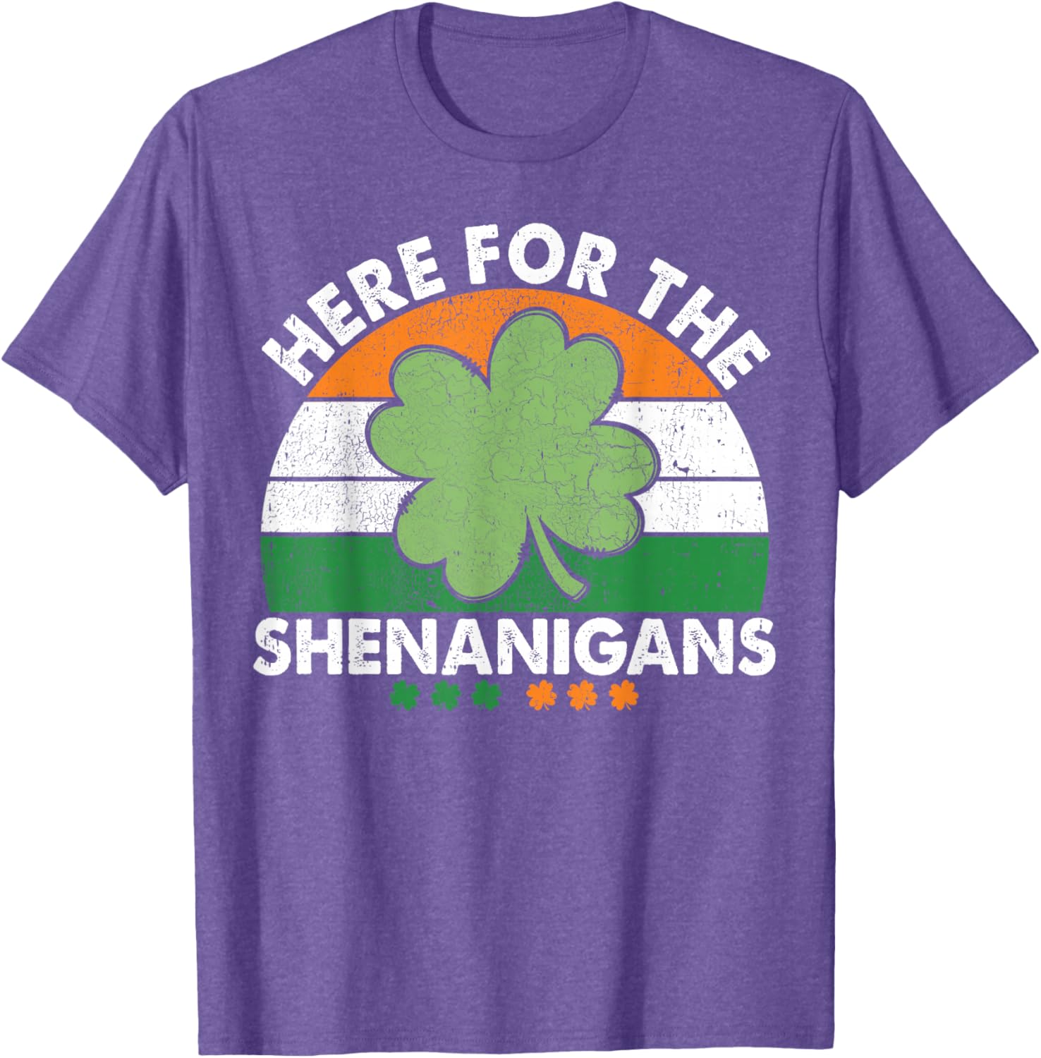 Here For The Shenanigans St Patricks Day T-Shirt Fun Irish Apparel - 2