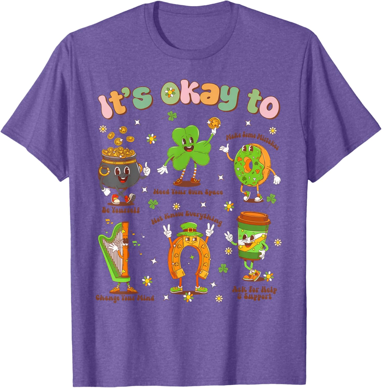 St Patrick's Day School Counselor Shamrock T-Shirt for Festive Fun - 13