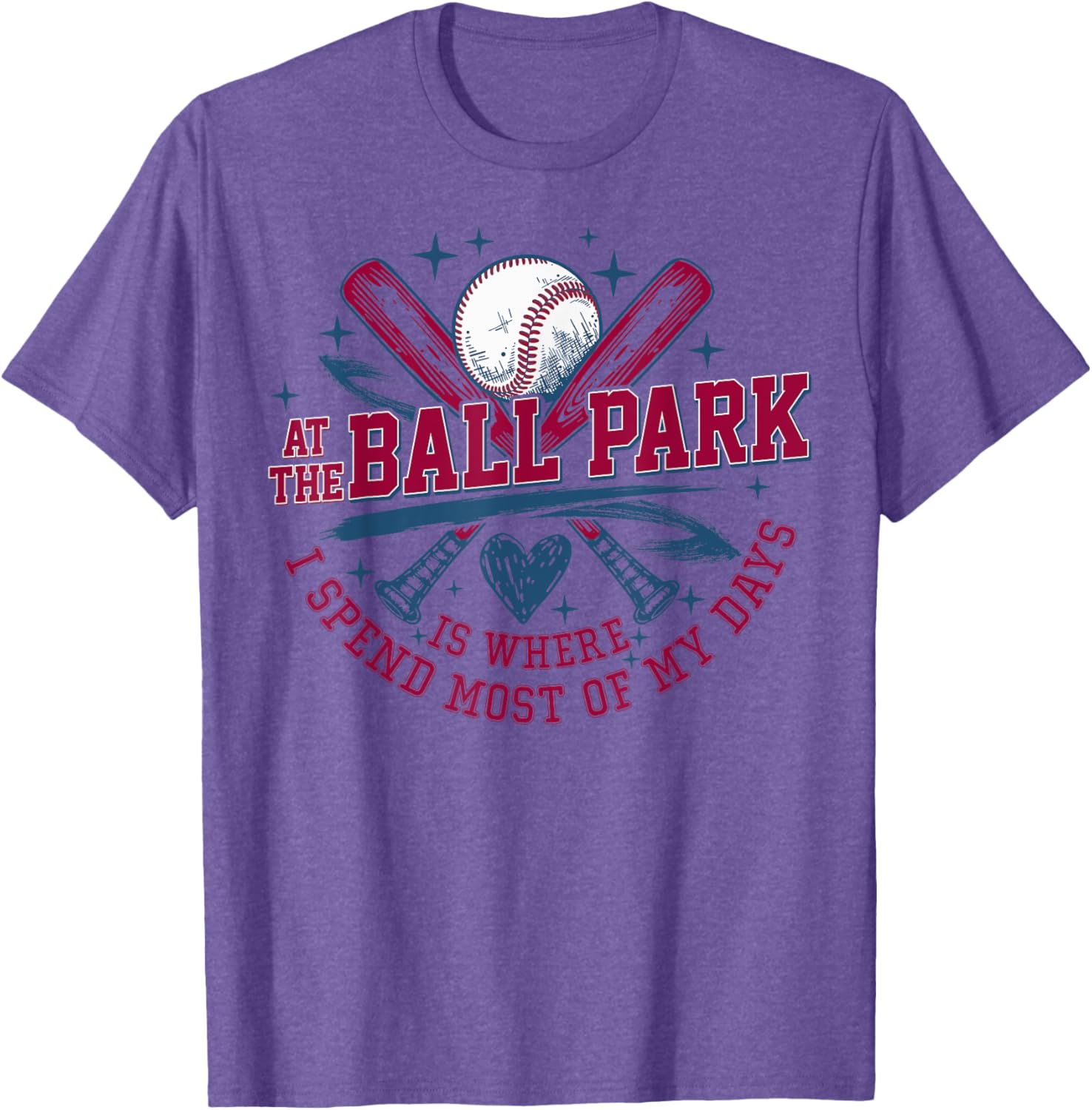 At the Ballpark T-Shirt for Sports Lovers – Perfect Game Day Apparel - 1