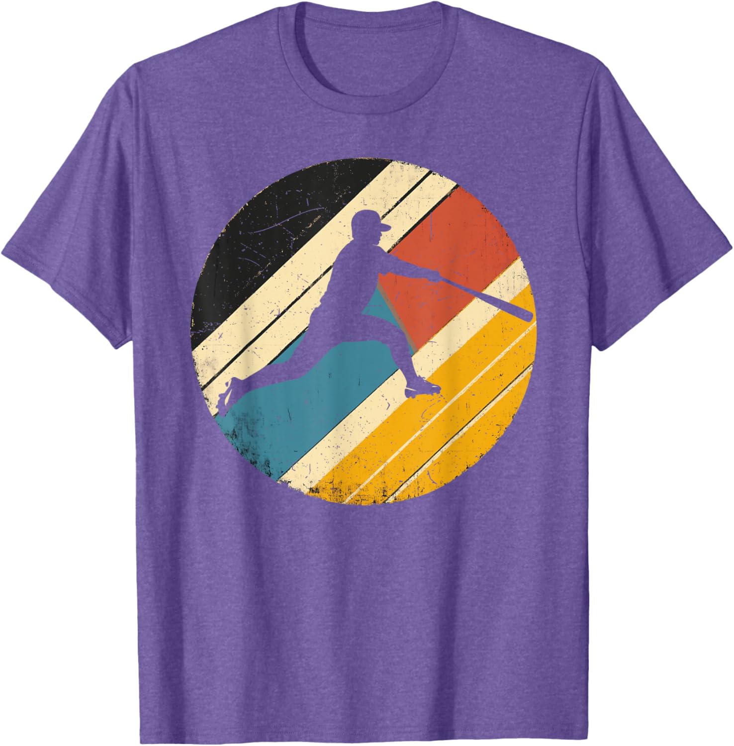 Retro Vintage Baseball Player T-Shirt for Men, Women, and Kids - 8