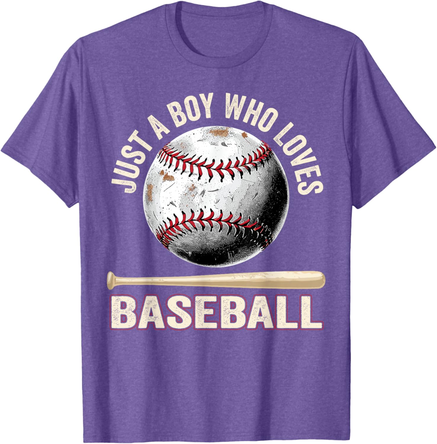 Funny Just A Boy Who Loves Baseball T-Shirt for Fans and Players - 16