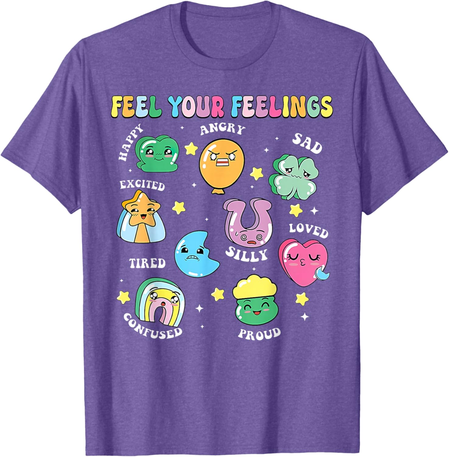 St Patricks Day Feels Your Feelings Teacher T-Shirt for School Counselors - 5