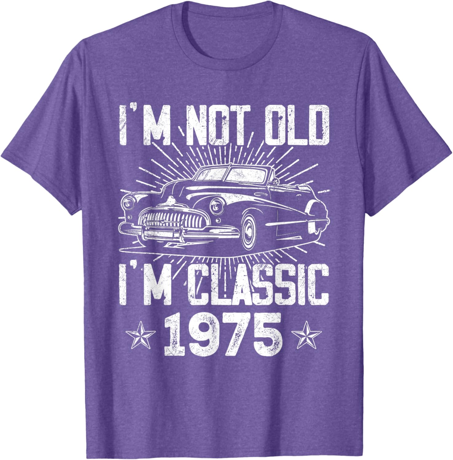 Vintage 1975 Classic Car T-Shirt for 50th Birthday Gifts for Men - 12
