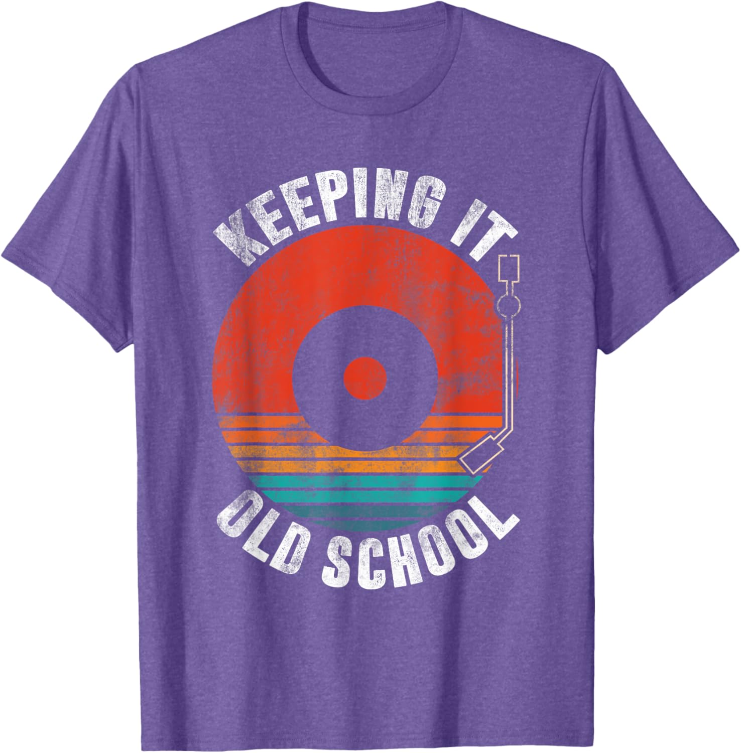Retro Vinyl Record Player T-Shirt | Keeping It Old School Style - 6