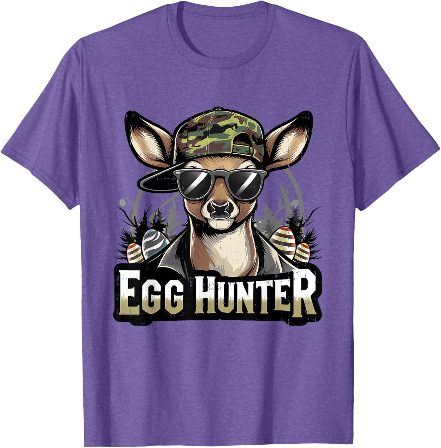 Funny Camo Easter Egg Hunter T-Shirt for Kids - Perfect for Boys and Girls - 2