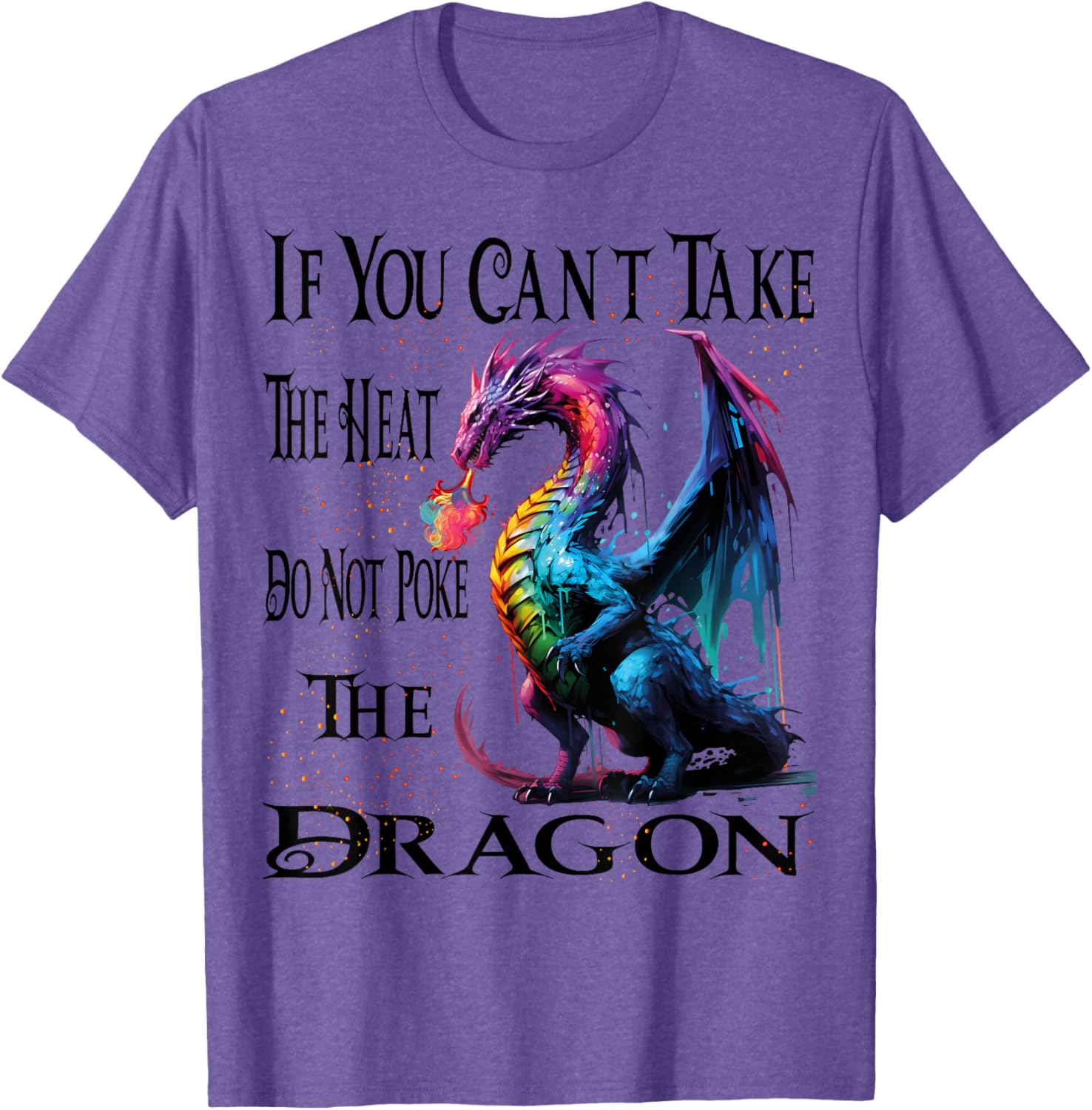 Cool Dragon Flame-Spewing T-Shirt for Mythical Creature Fans - 13