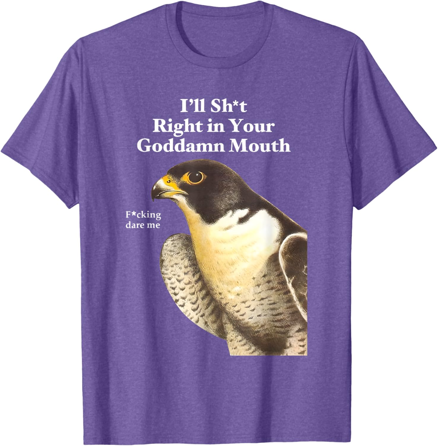 Funny Saying Quote T-Shirt I'll Sht Right in Your Goddamn Mouth - 16