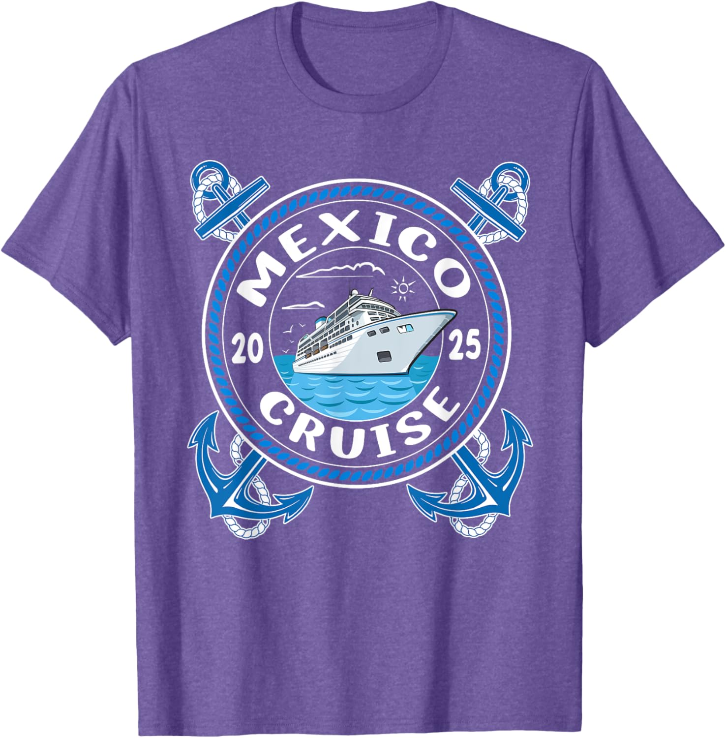 Mexico Cruise 2025 Family Summer Vacation T-Shirt for Fun Adventures - 1