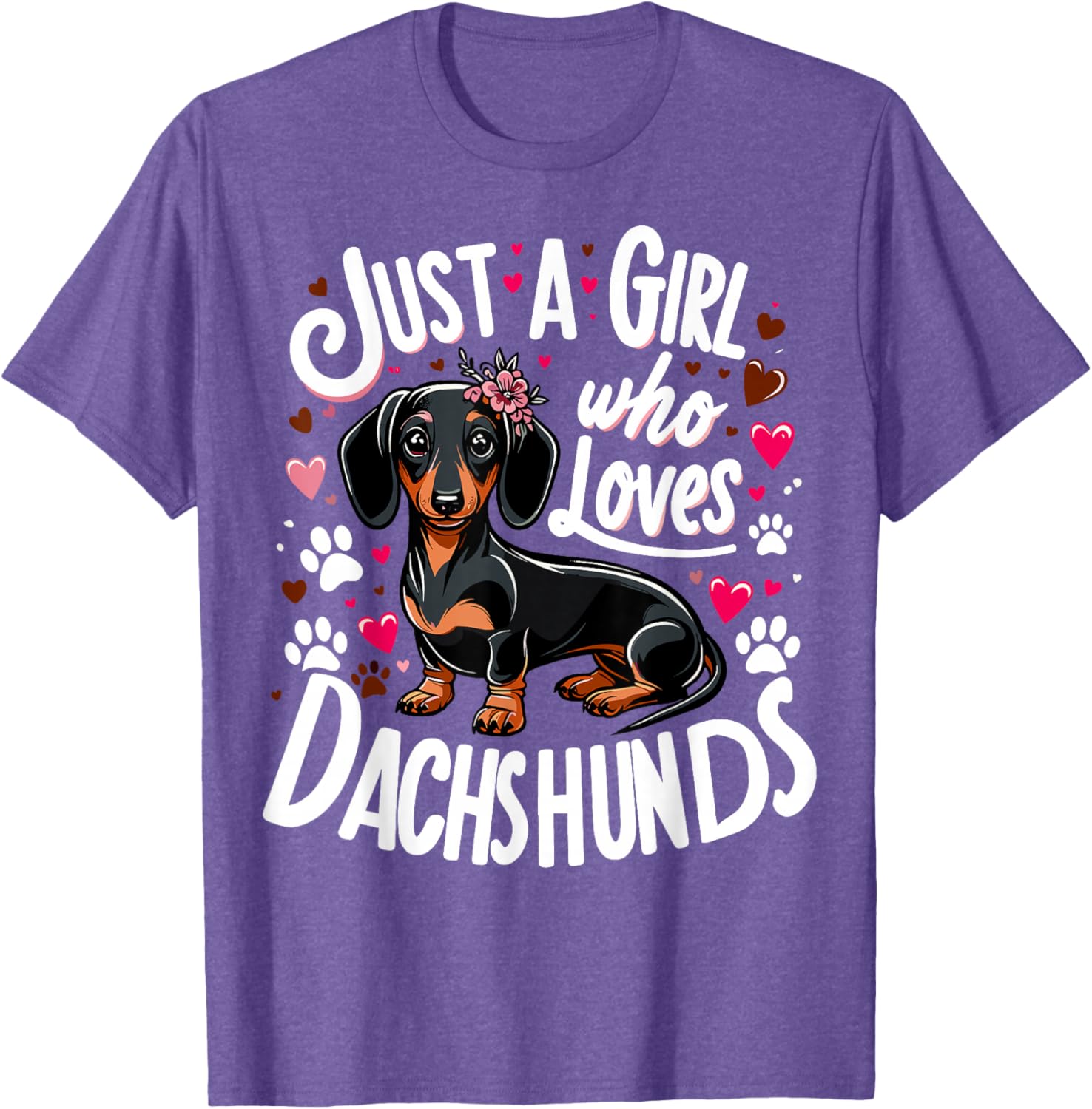 Dachshund Lover T-Shirt for Girls – Perfect Gift for Dog Moms - 21