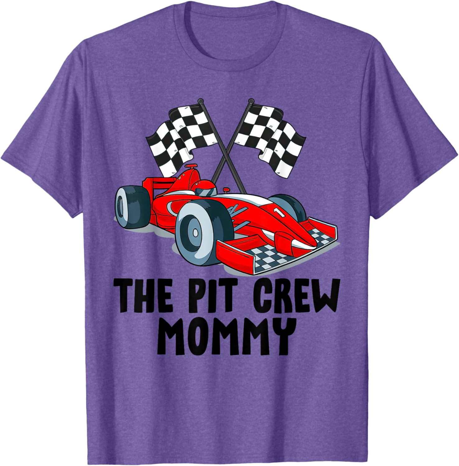 Mommy Pit Crew Racing Family T-Shirt for Kids Birthday Party Fun - 11