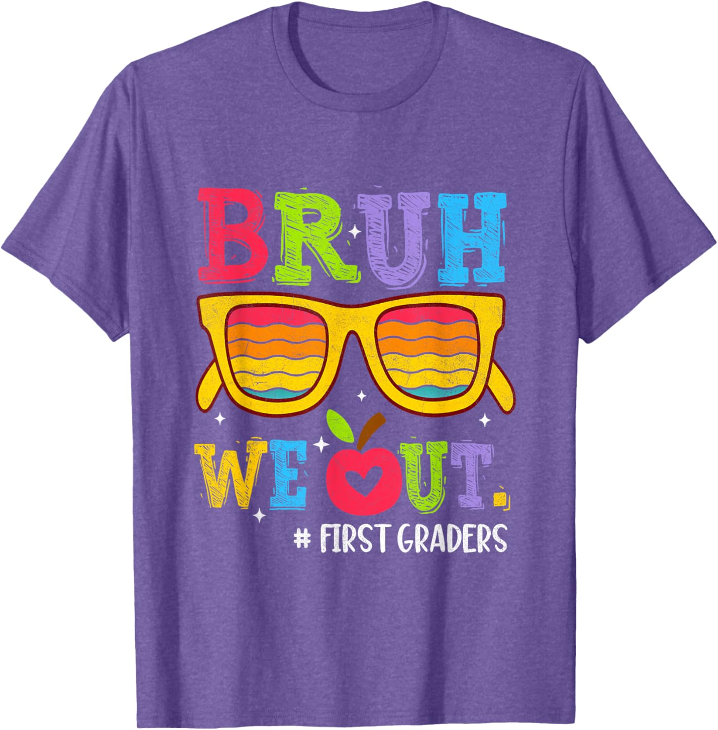 Bruh We Out First Graders Graduation T-Shirt Perfect for 1st Grade Celebrate - 9