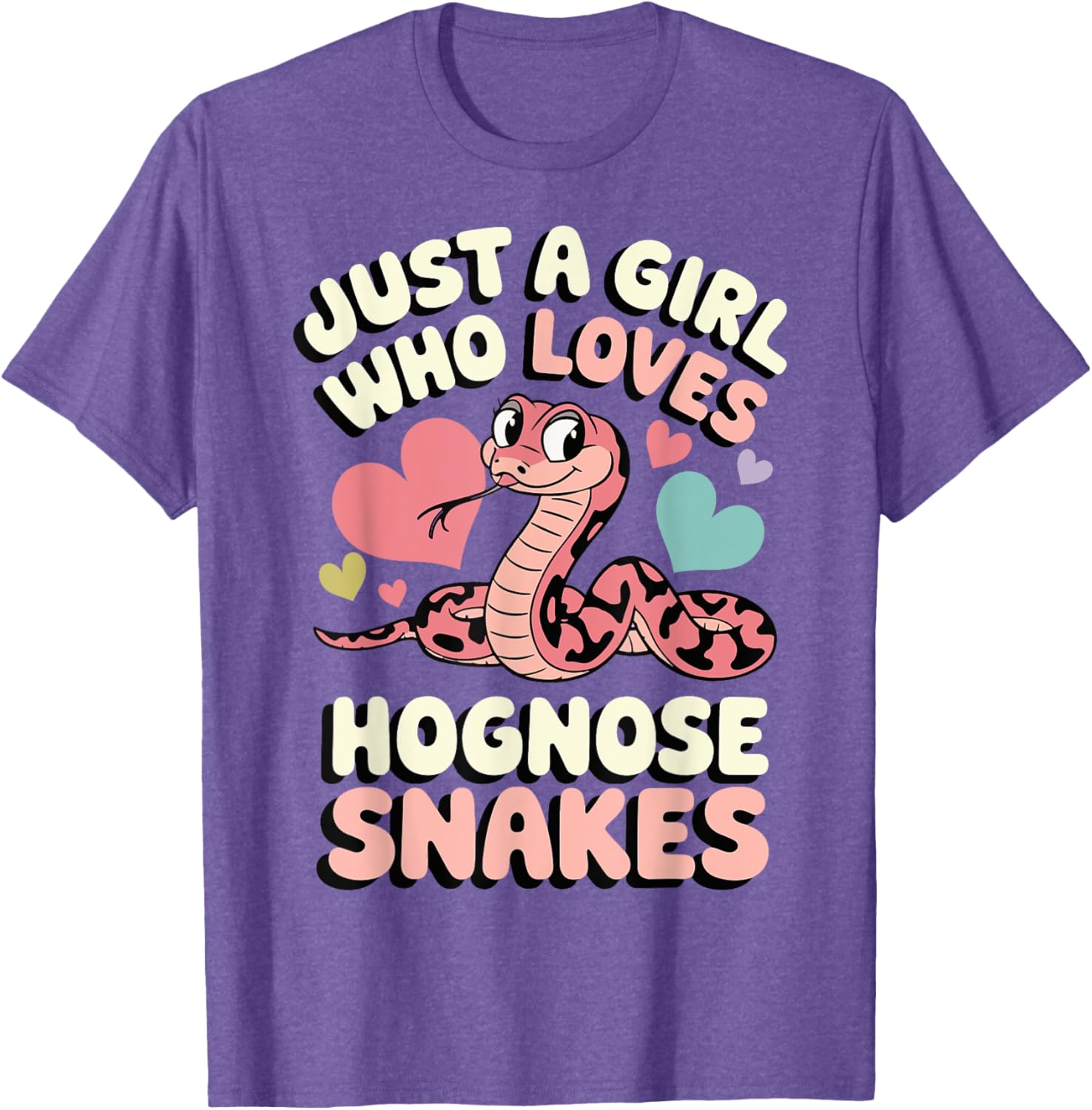 Just A Girl Who Loves Hognose Snakes Fun T-Shirt for Snake Enthusiasts - 9