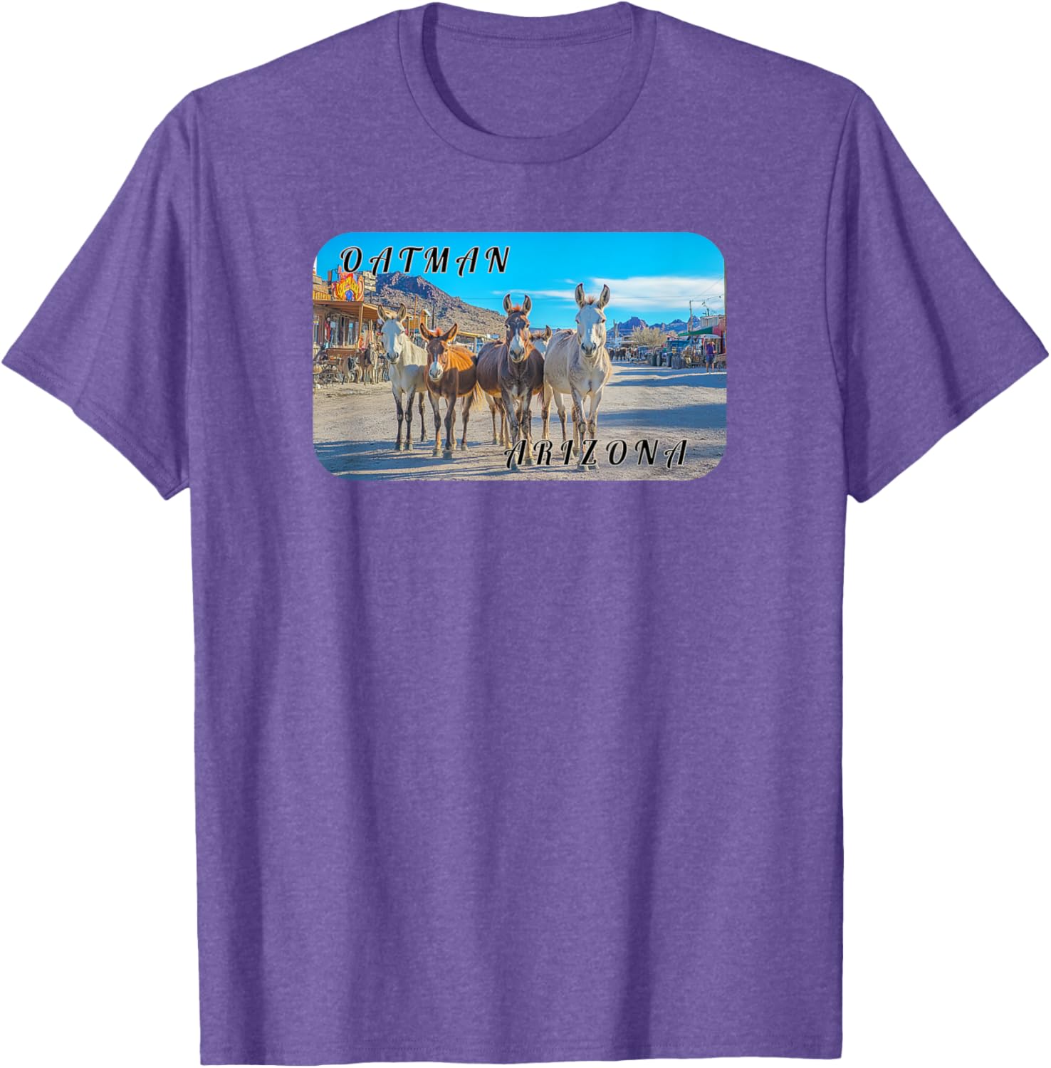 Oatman Arizona Burros T-Shirt for Animal Lovers and Adventure Seekers - 9